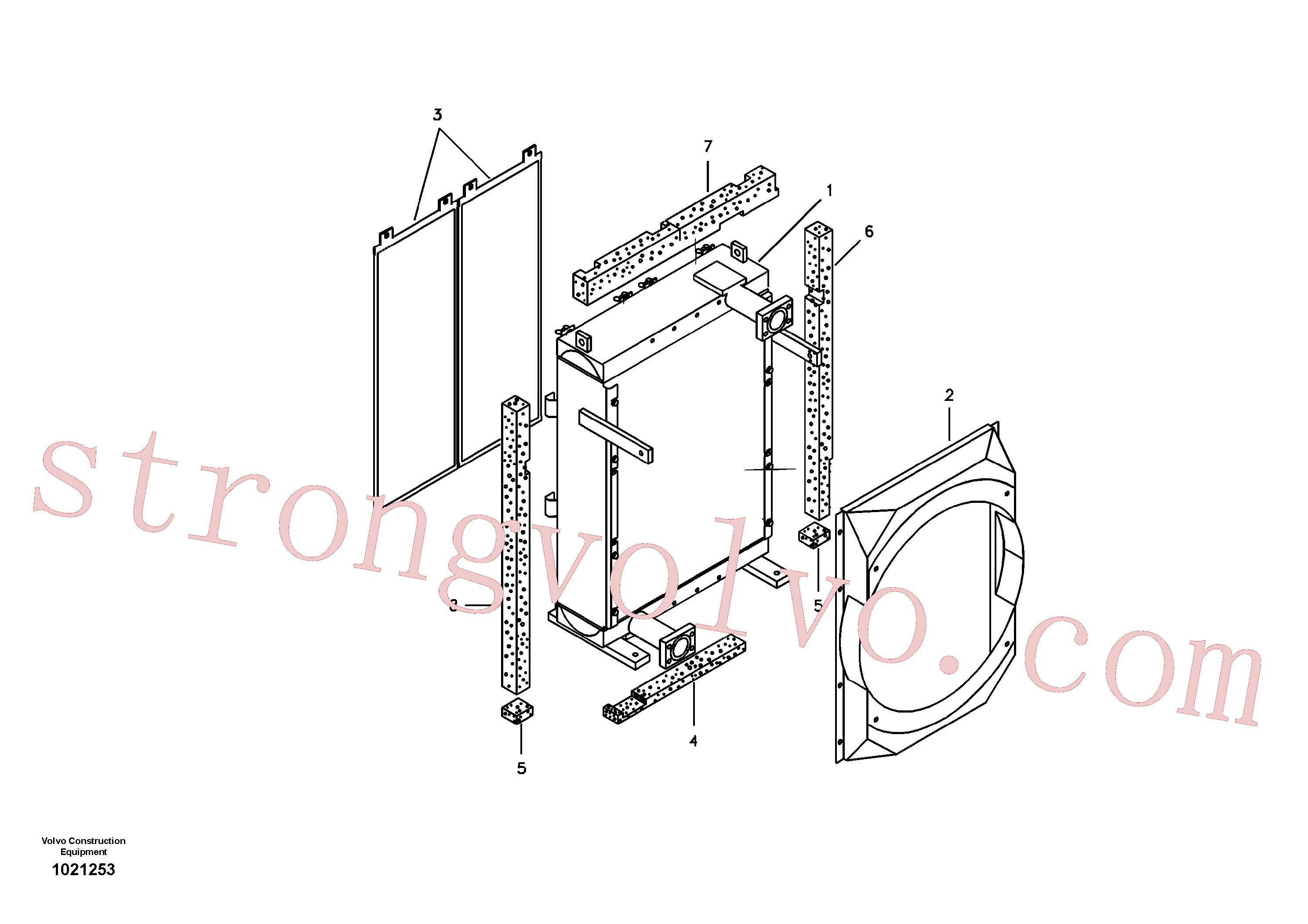 Volvo Acessórios para escavadeira VOE14538916 Sponge Acessórios
