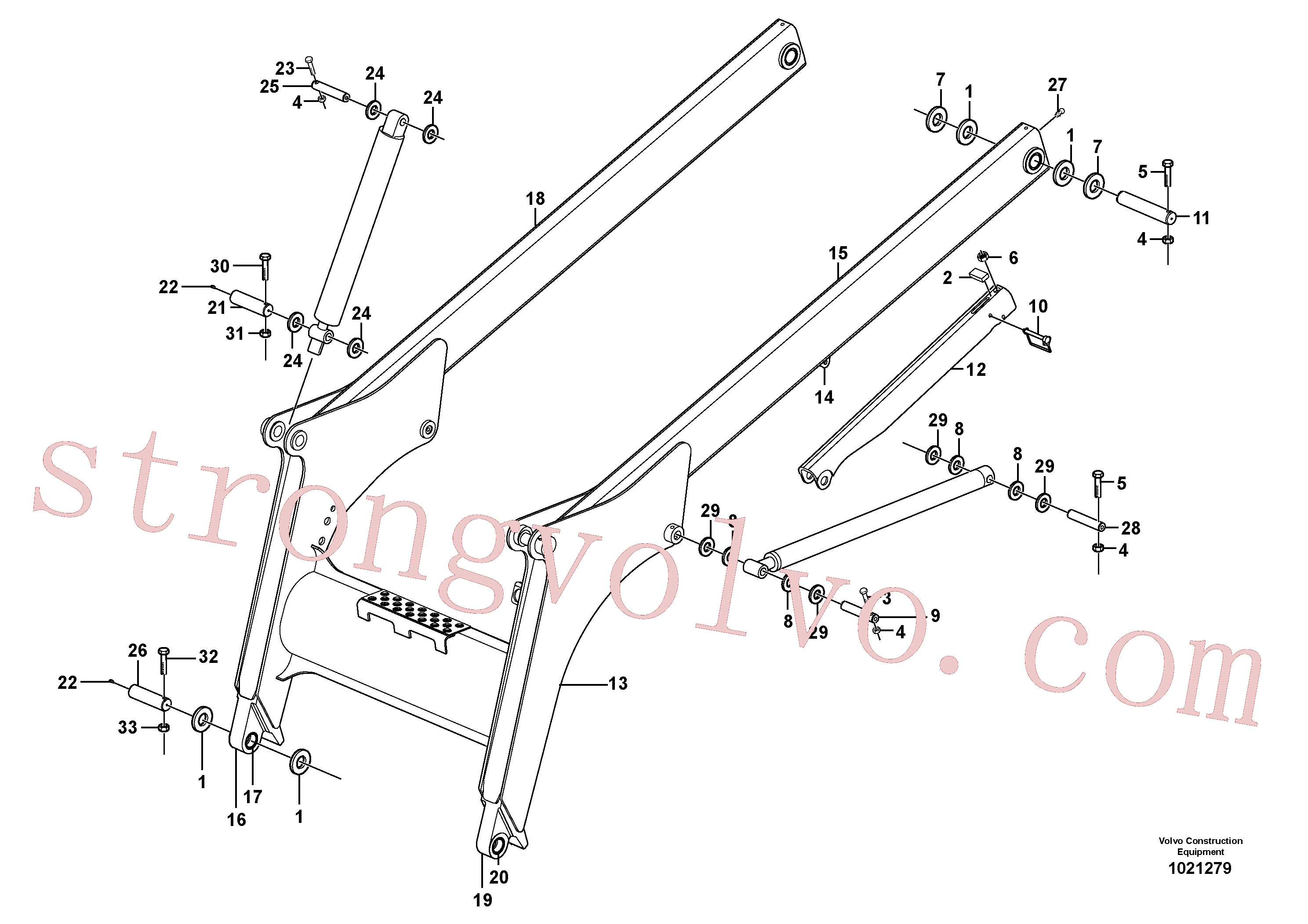 VOE955543 Volvo Unidade carregadora(1021279 Montagem)