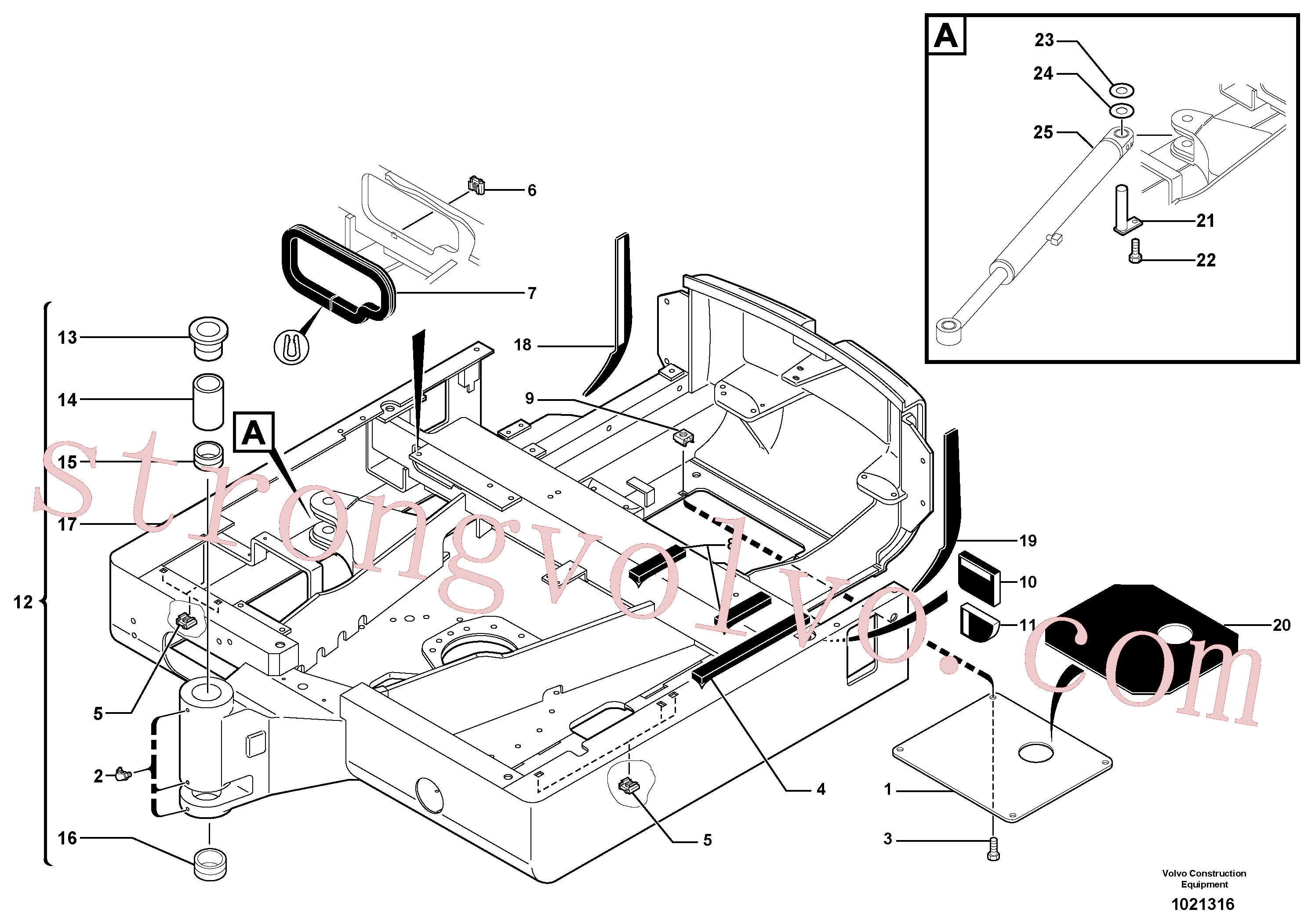 PJ5530011 Volvo Plataforma(1021316 Montagem)
