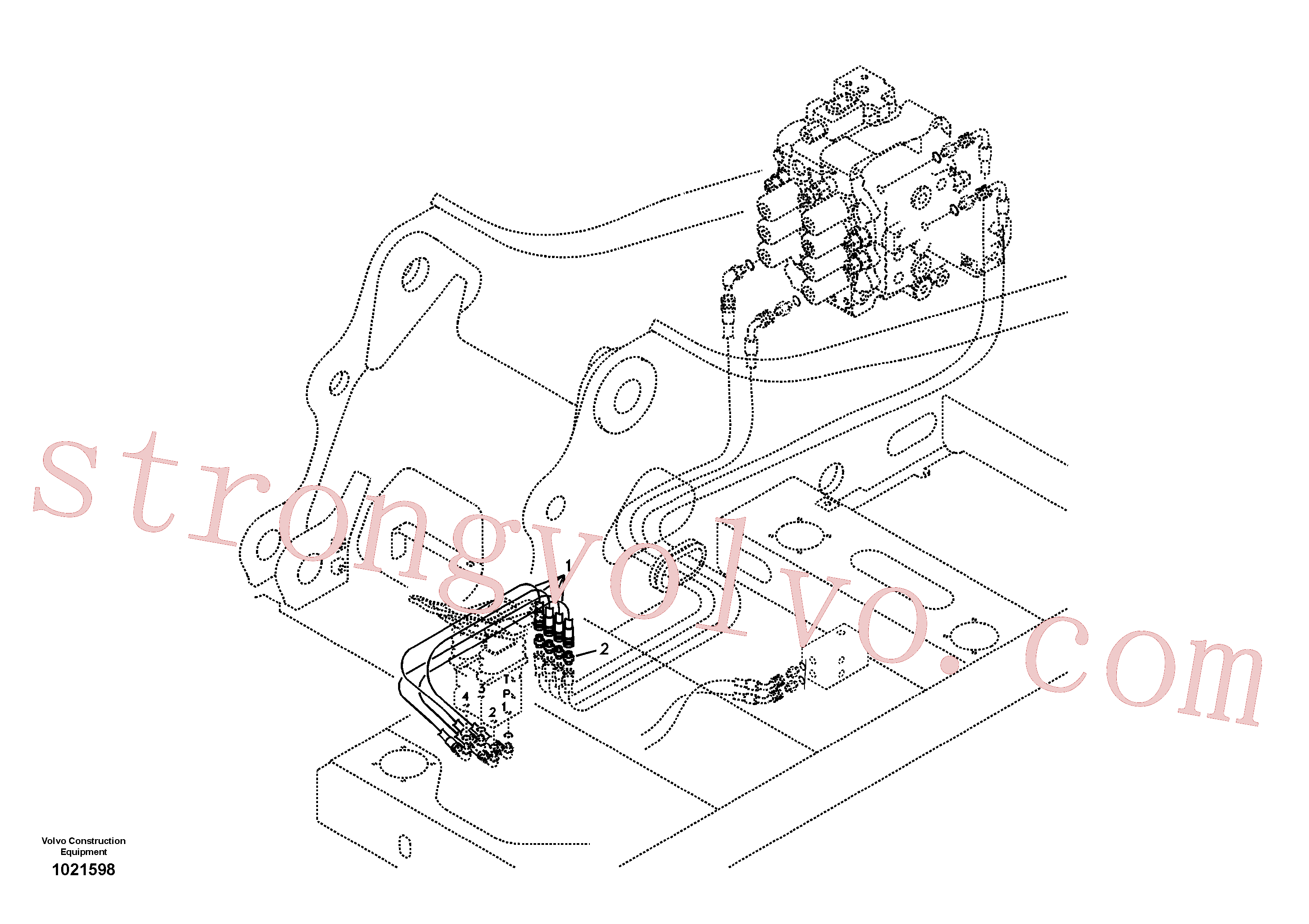 SA9451-03209 Mangueira completa Inscreva-se para Volvo Acessórios para escavadeira