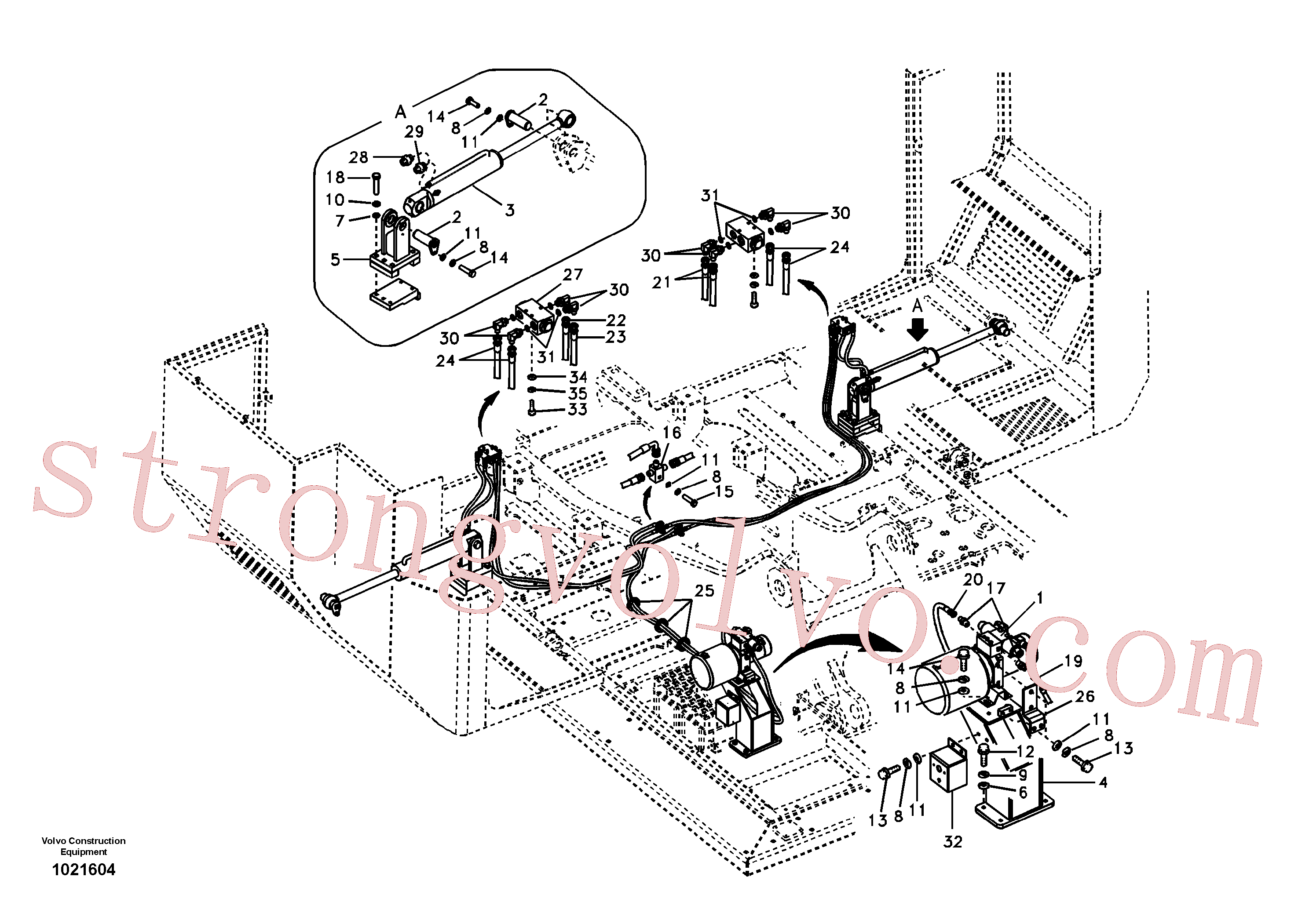 SA9453-02312 Volvo(1021604 Montagem)