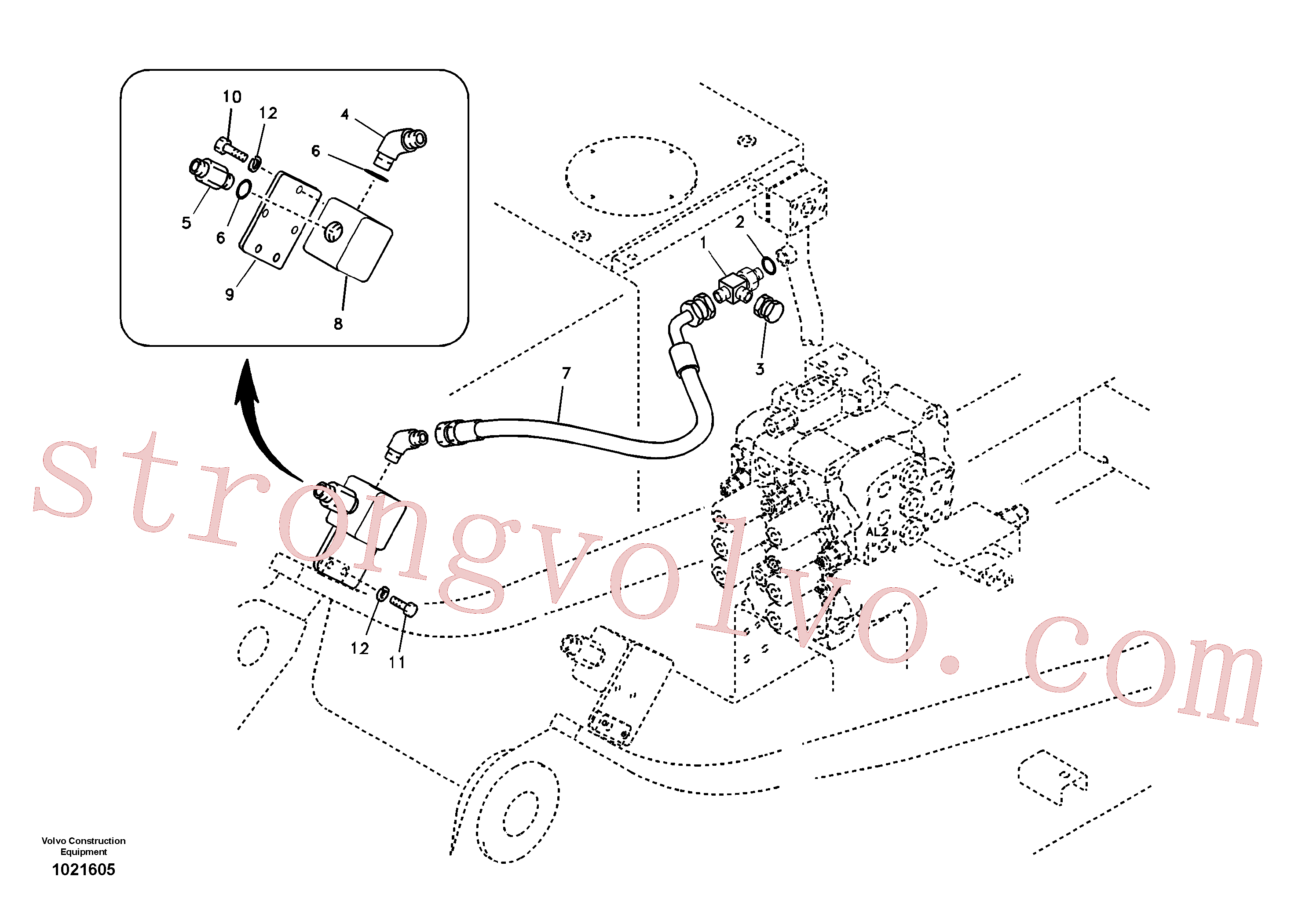 SA9412-11200 Volvo(1021605 Montagem)