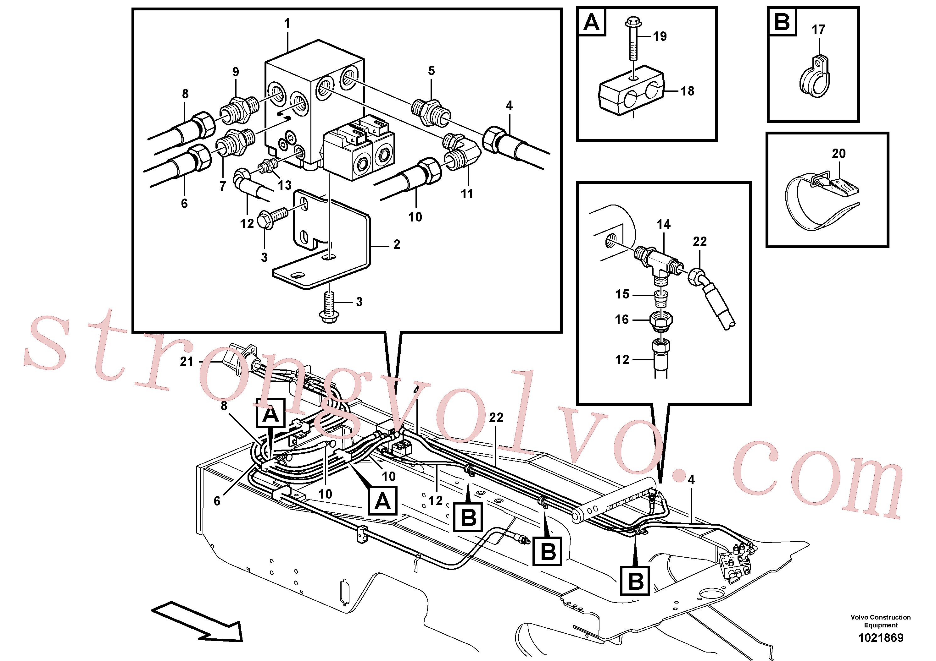 VOE14213674 Volvo Ventilador reversível.(1021869 Montagem)