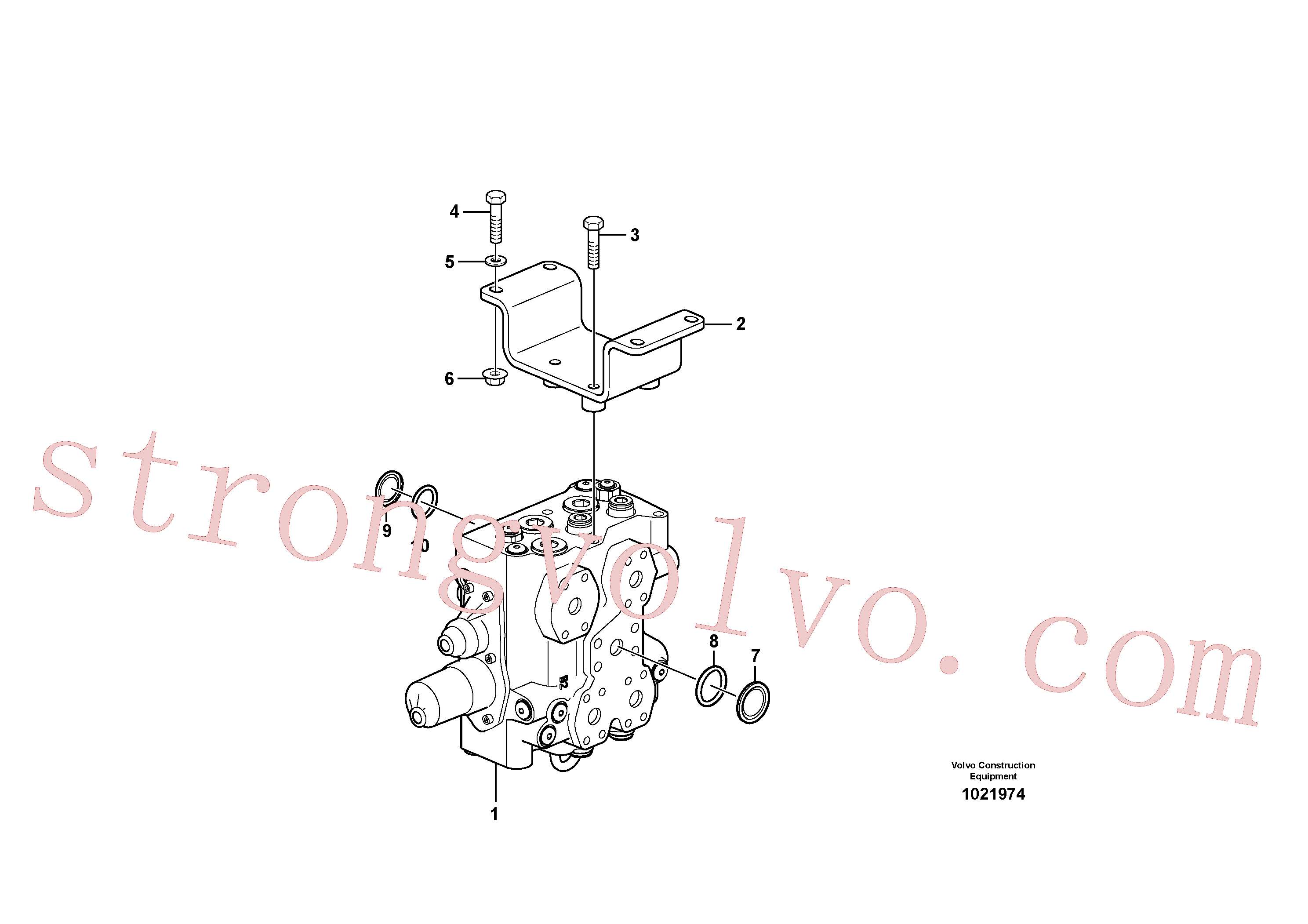 Volvo Acessórios para escavadeira VOE11172549 Bujão Acessórios