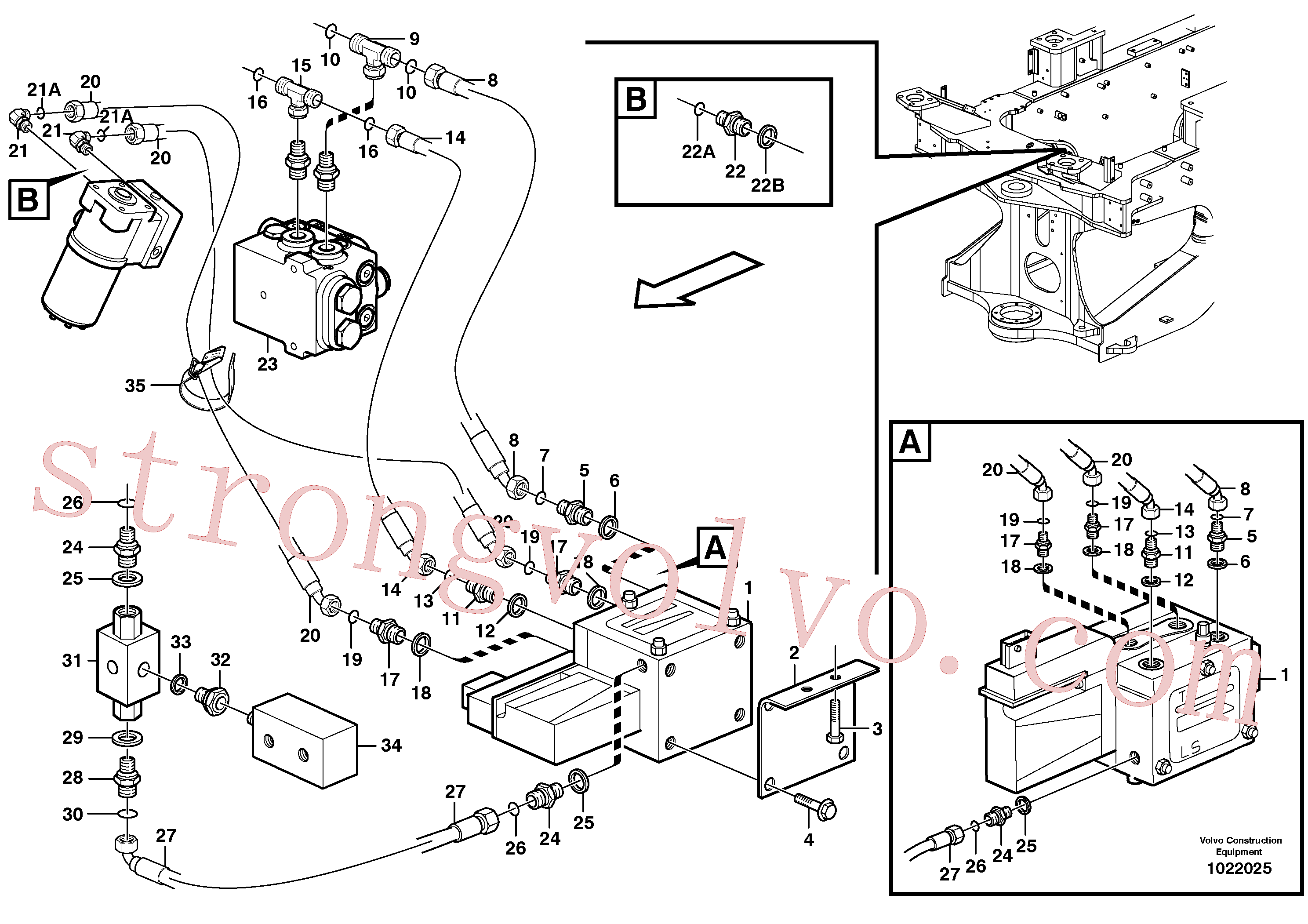 VOE13933881 Volvo Direcção CDC(1022025 Montagem)