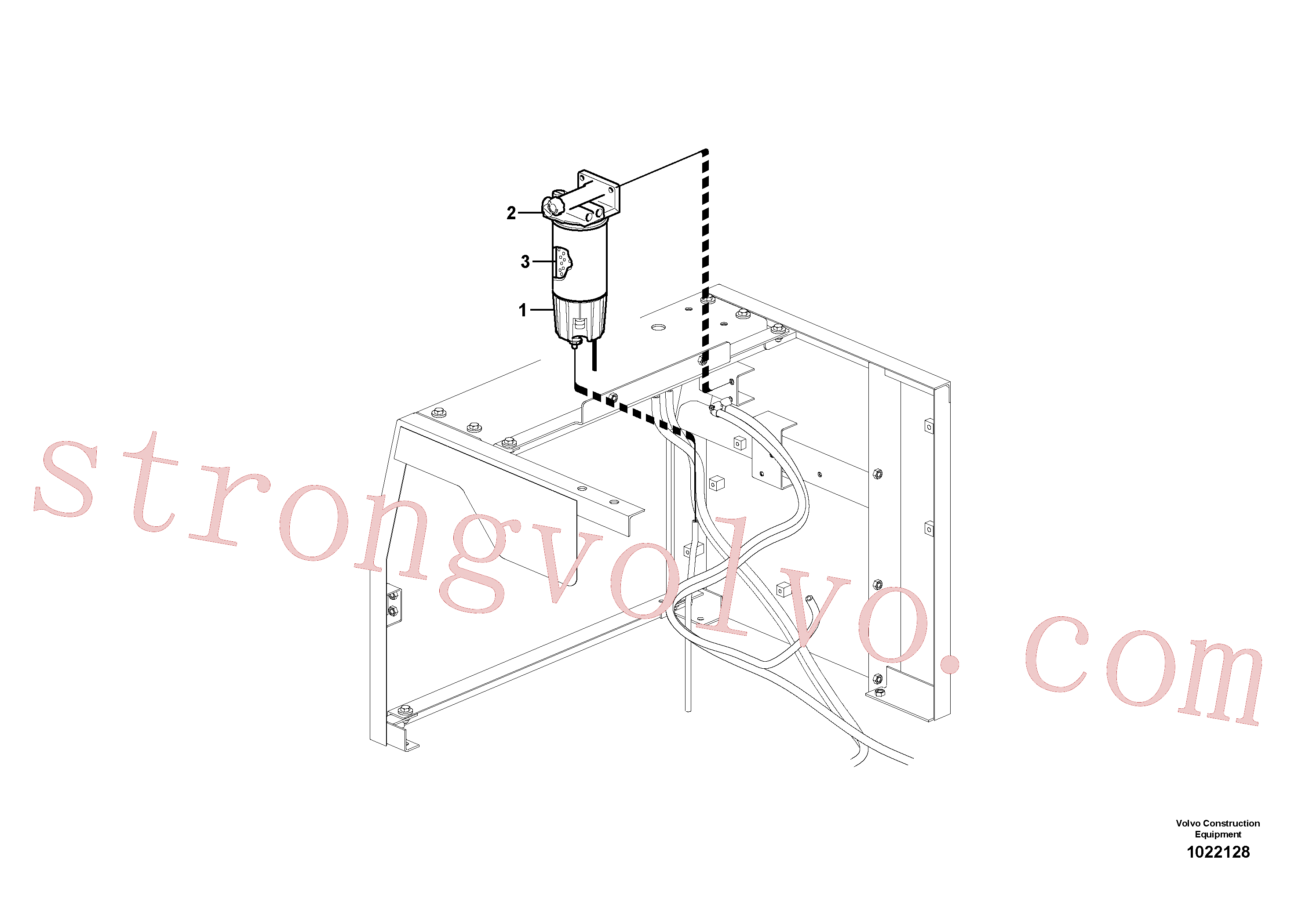 VOE11110683 Volvo Separador de água(1022128 Montagem)