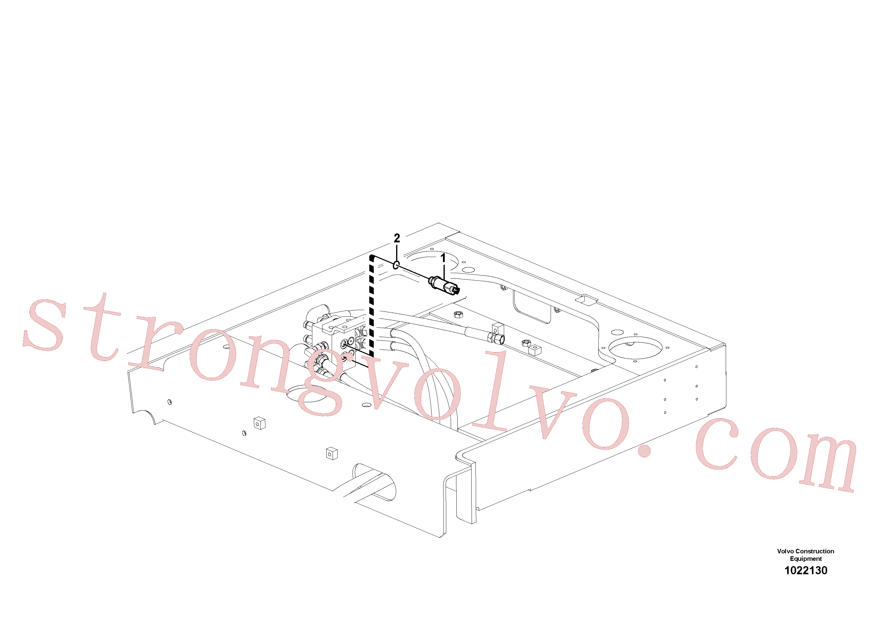 VOE17252661 Volvo Unidade electrónica.(1022130 Montagem)