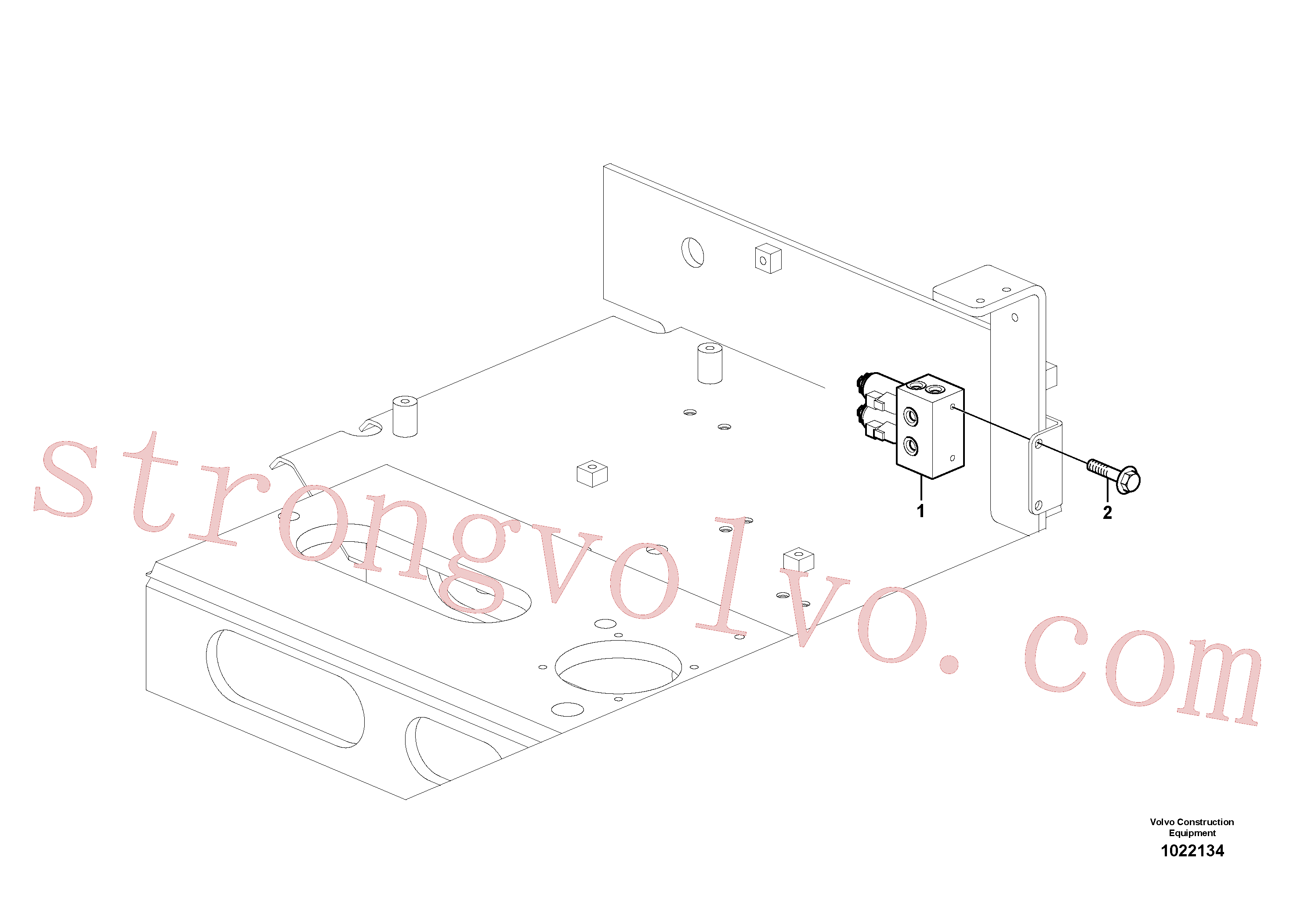 VOE14609389 Volvo Unidade electrónica.(1022134 Montagem)
