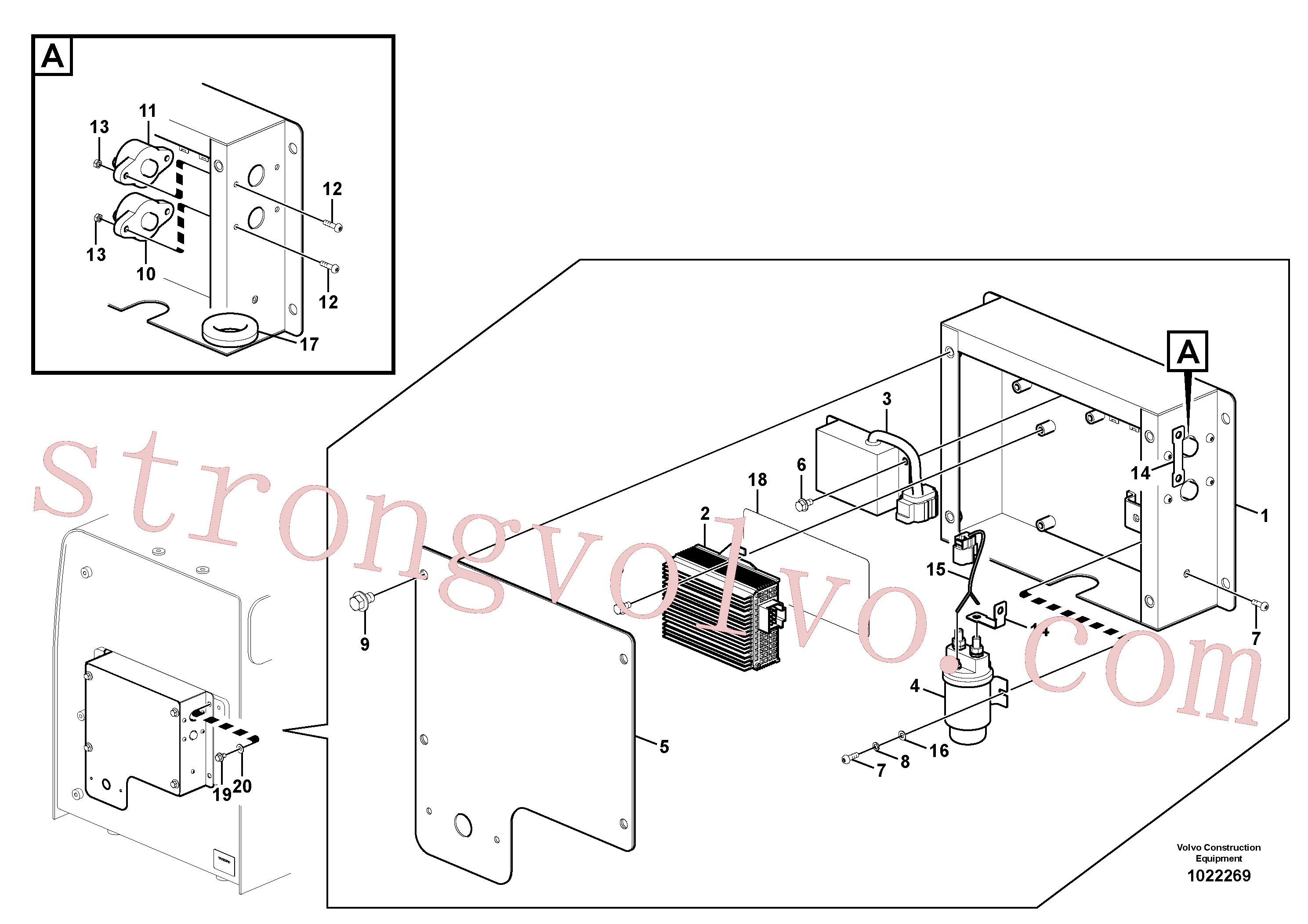 SA9111-10500 Volvo Relé eléctrico(1022269 Montagem)
