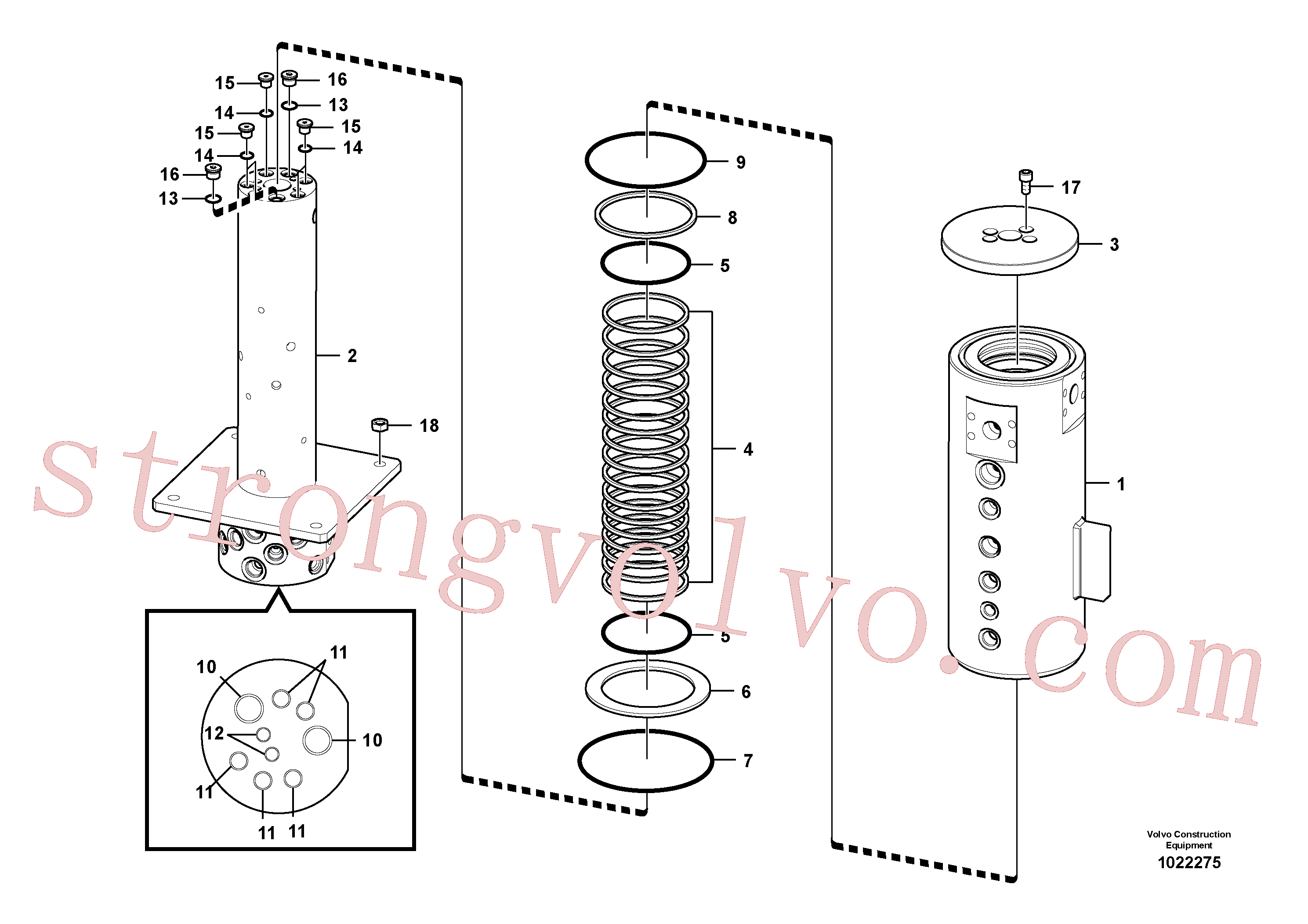 SA8230-23660 Volvo Rótula(1022275 Montagem)