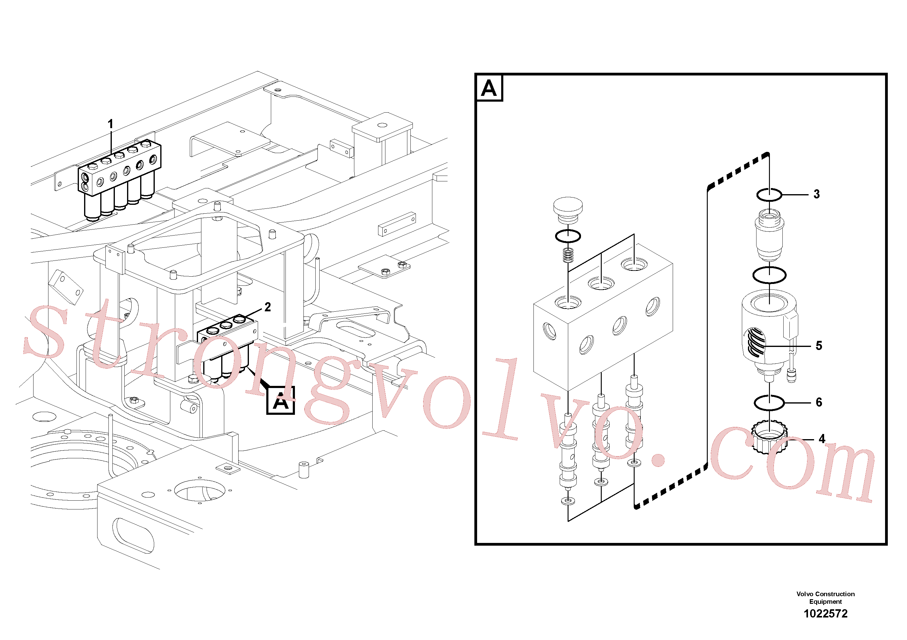 Atacado VOE14534367 Válvula Volvo escavadeira