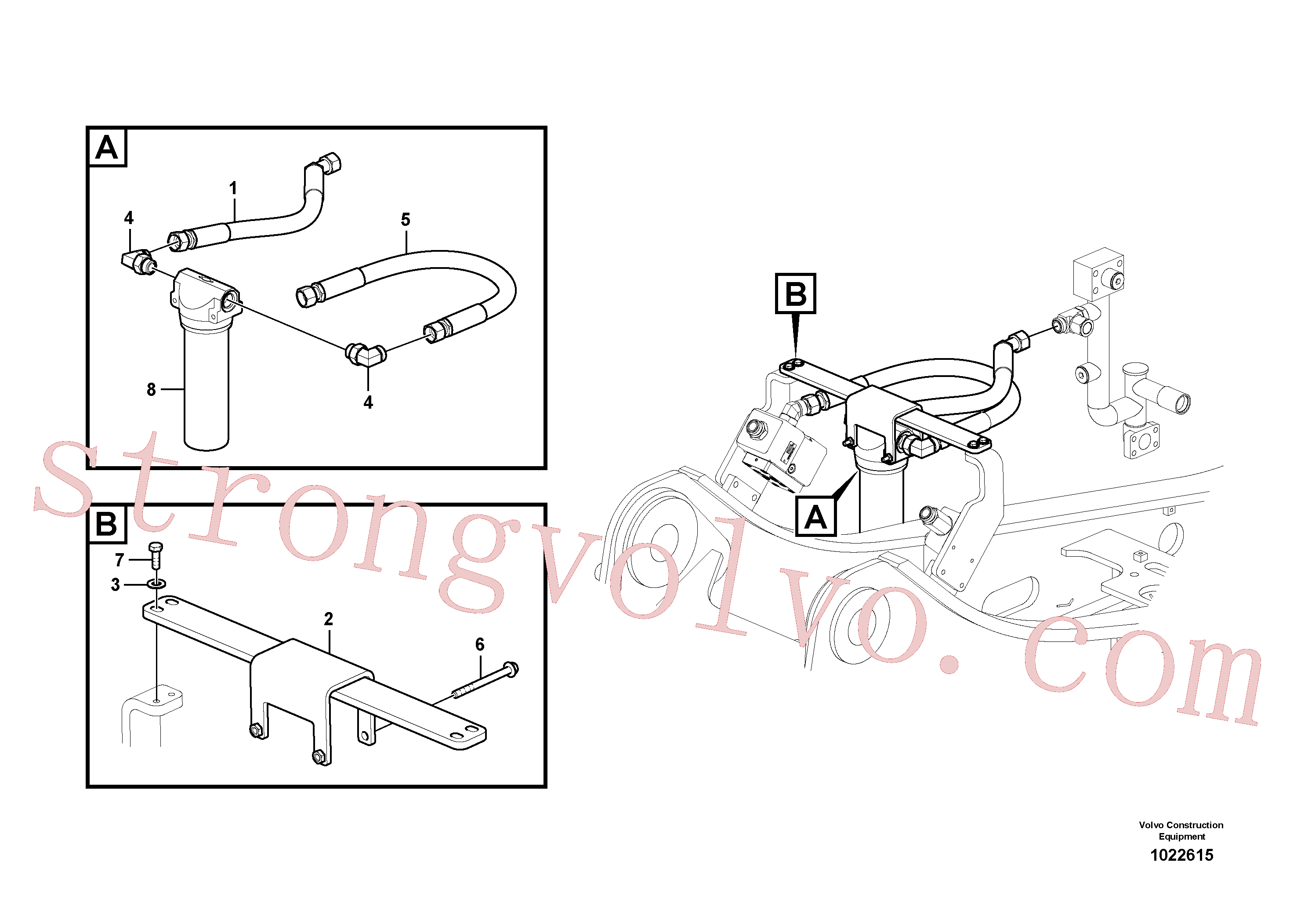 Volvo VOE14540896 Chapa Volvo Acessórios para escavadeira