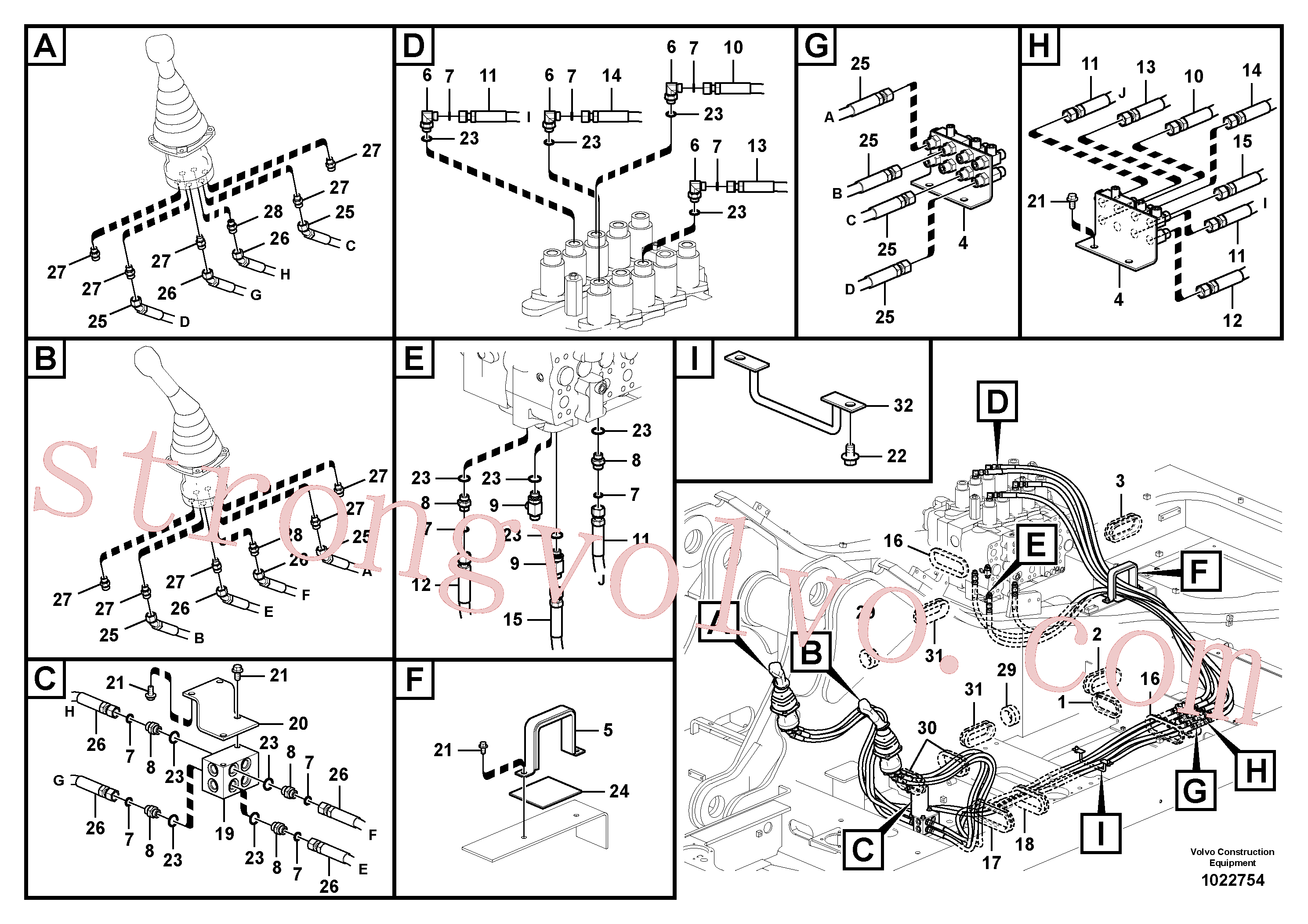 Volvo Acessórios para escavadeira VOE938210 Rockmaster/1SC Acessórios