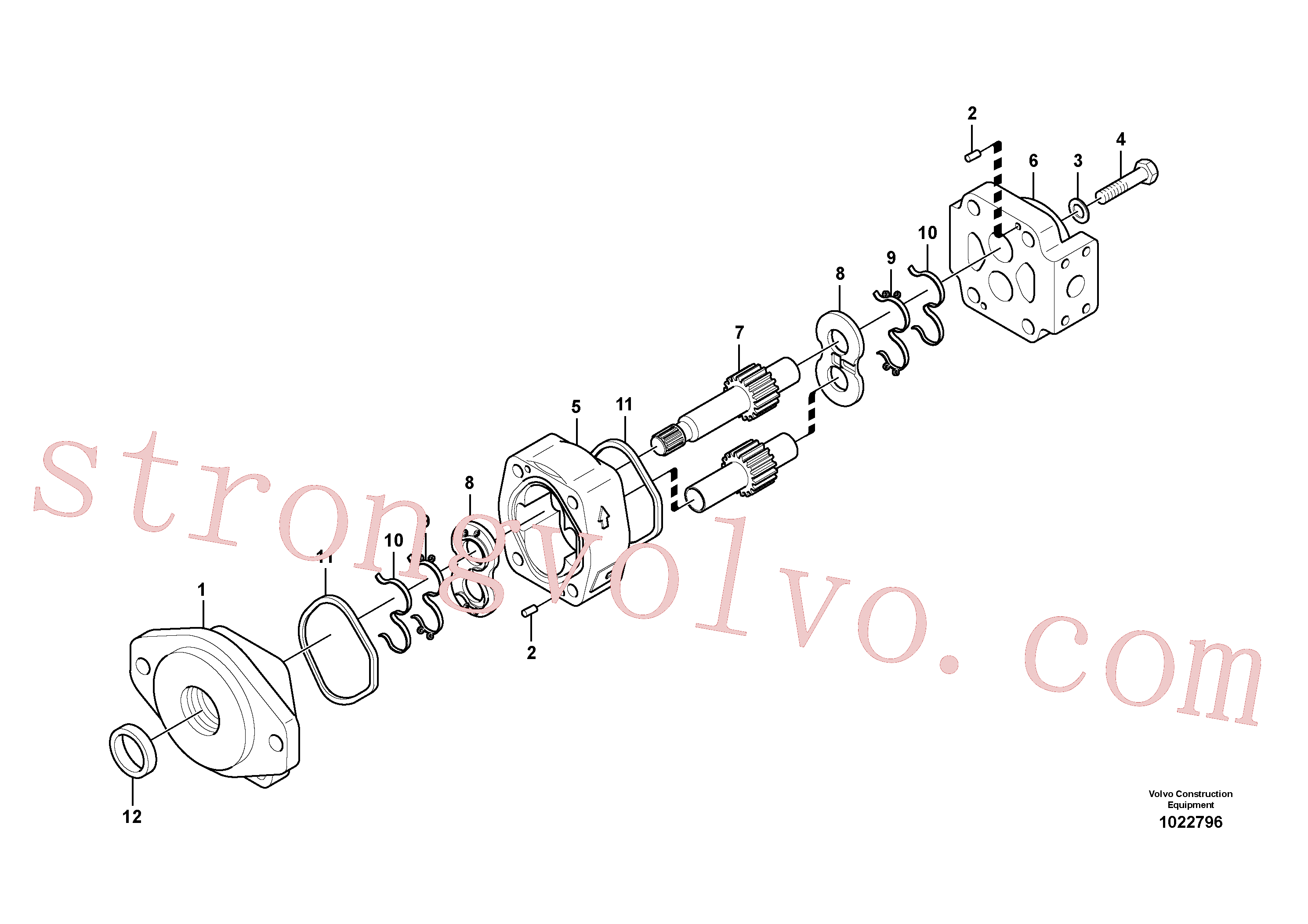 Volvo Montagem VOE14536202 Pin Acessórios