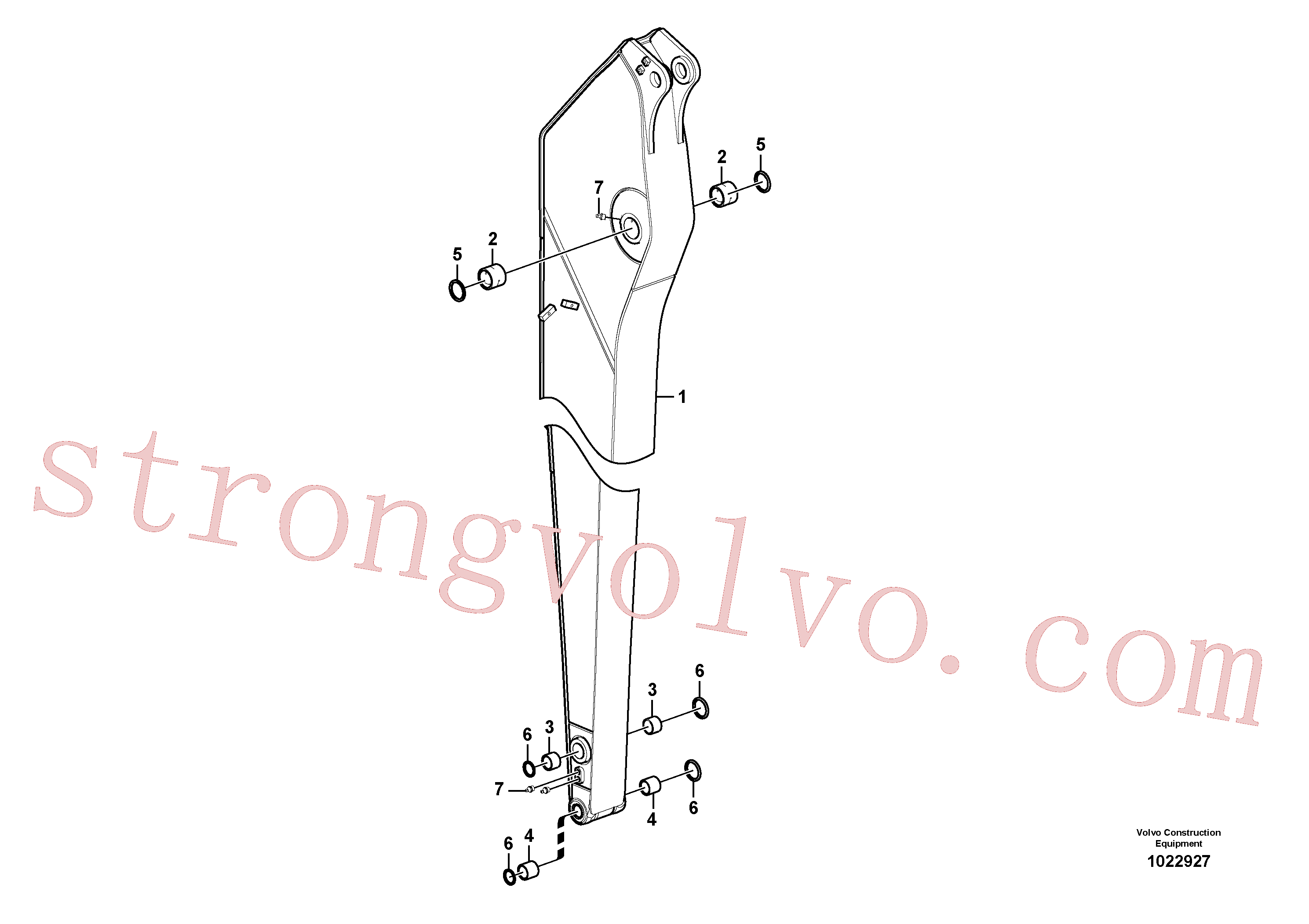 Atacado VOE14591272 Braço Volvo escavadeira