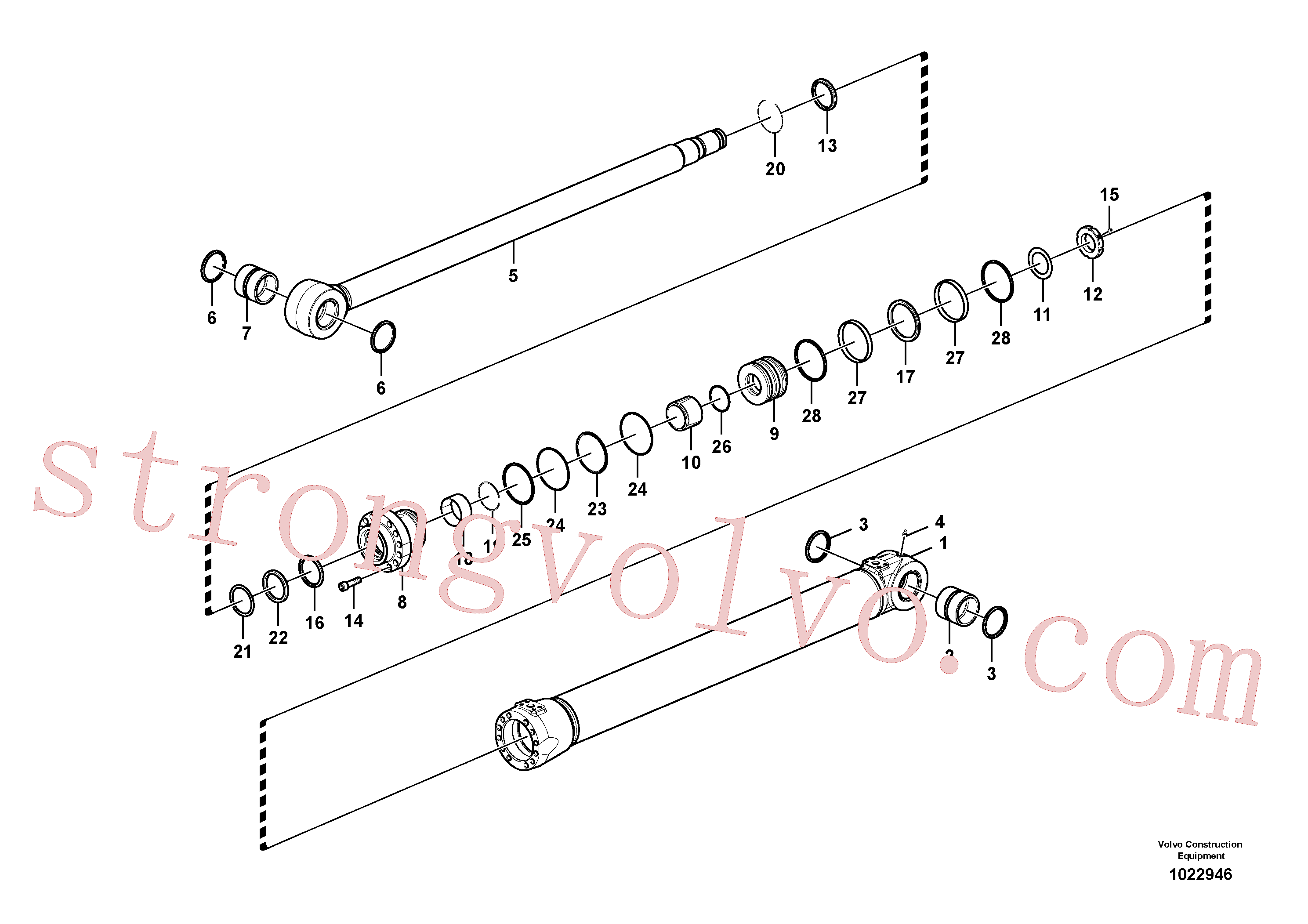 VOE14639572 Vareta Volvo escavadeira