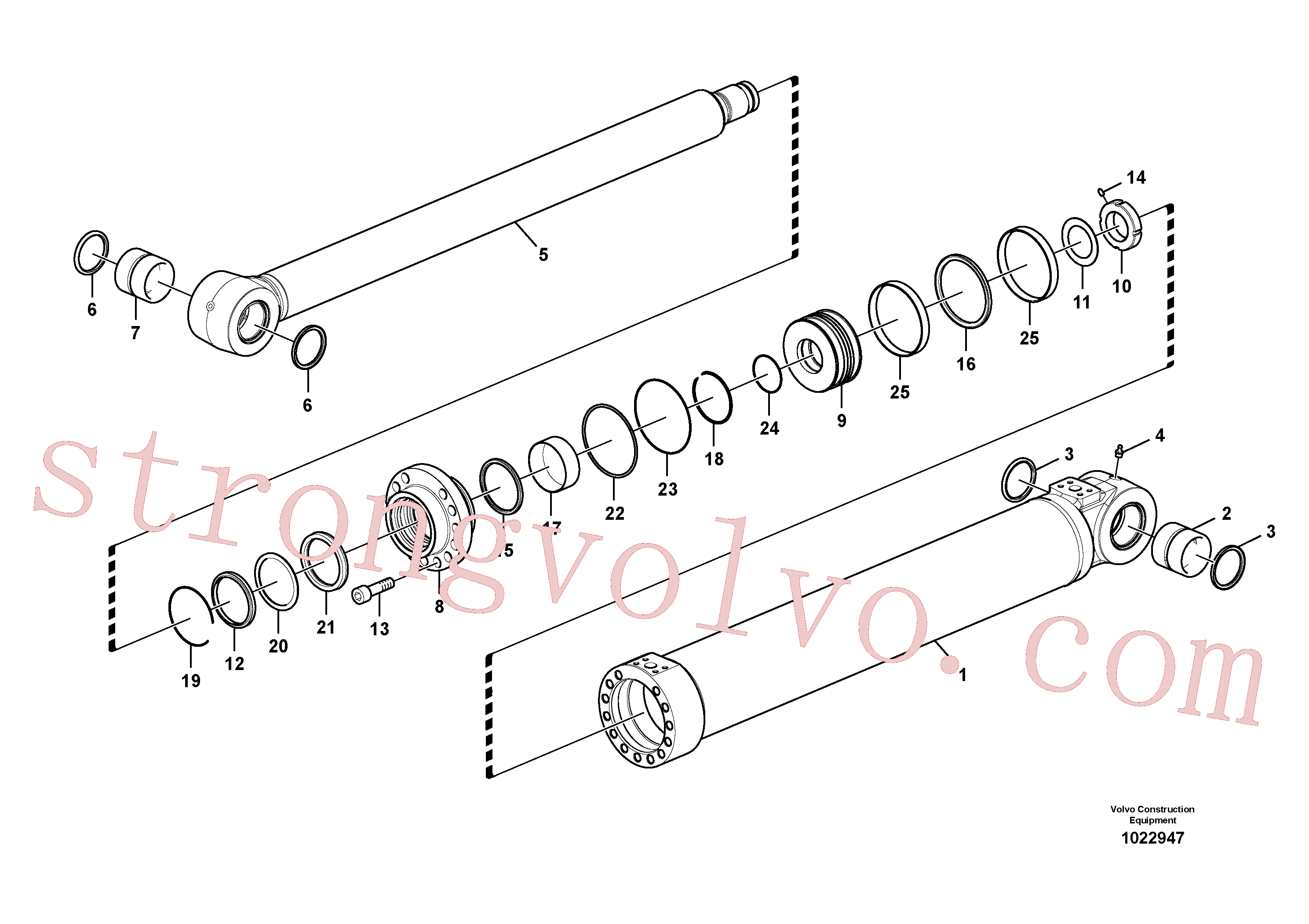 VOE14552037 Vareta Volvo escavadeira
