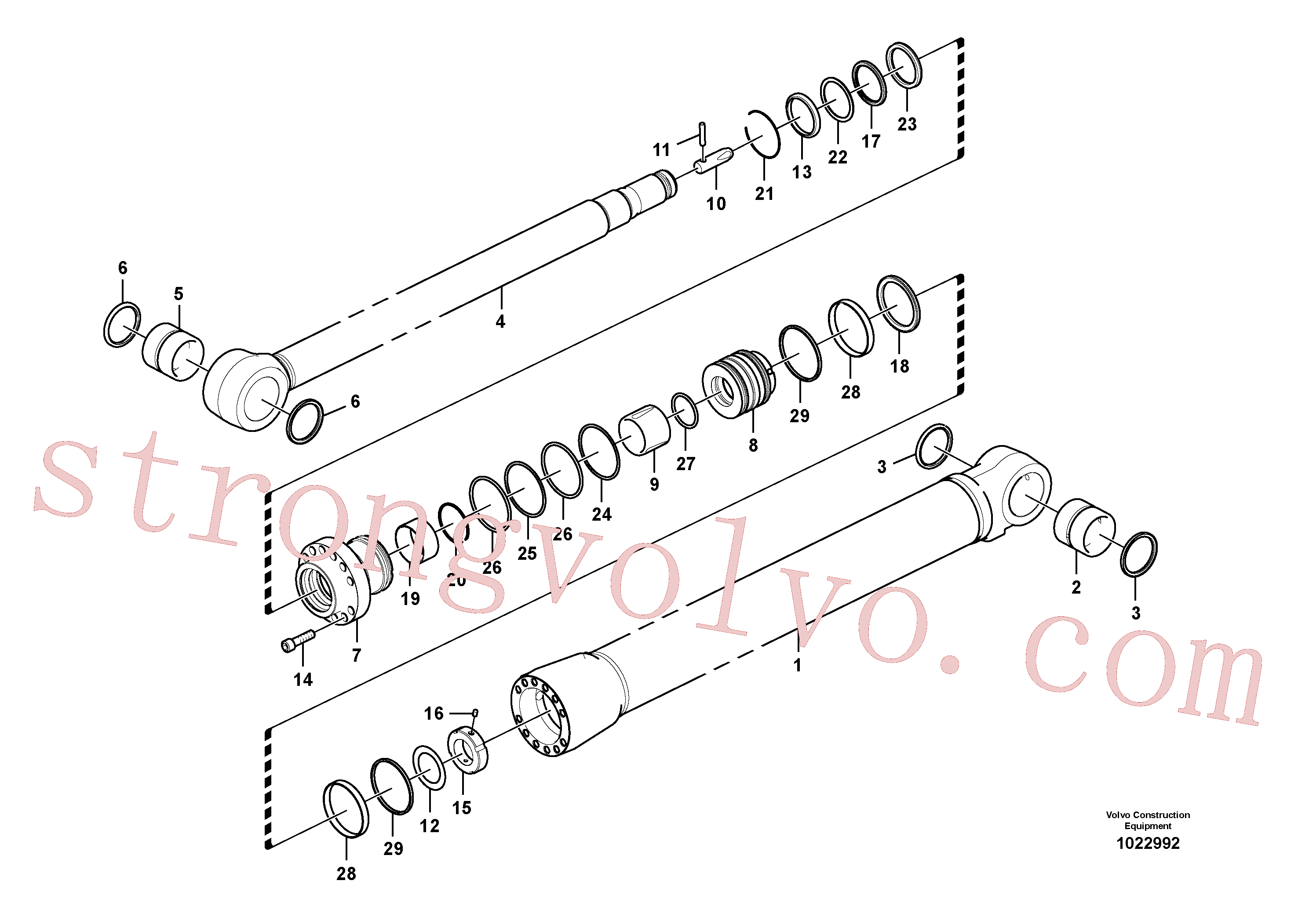 VOE14625055 Head Volvo escavadeira