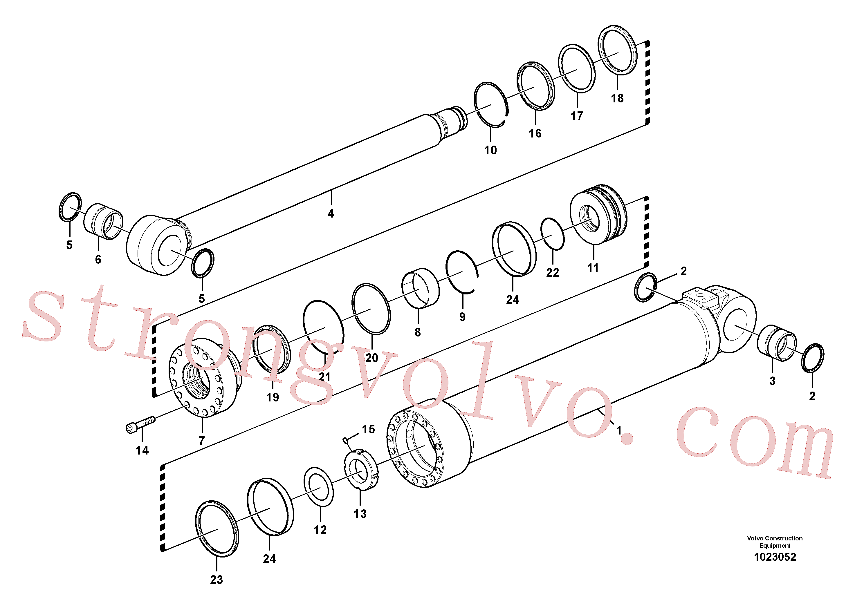 Atacado VOE14510456 Vedação Volvo escavadeira