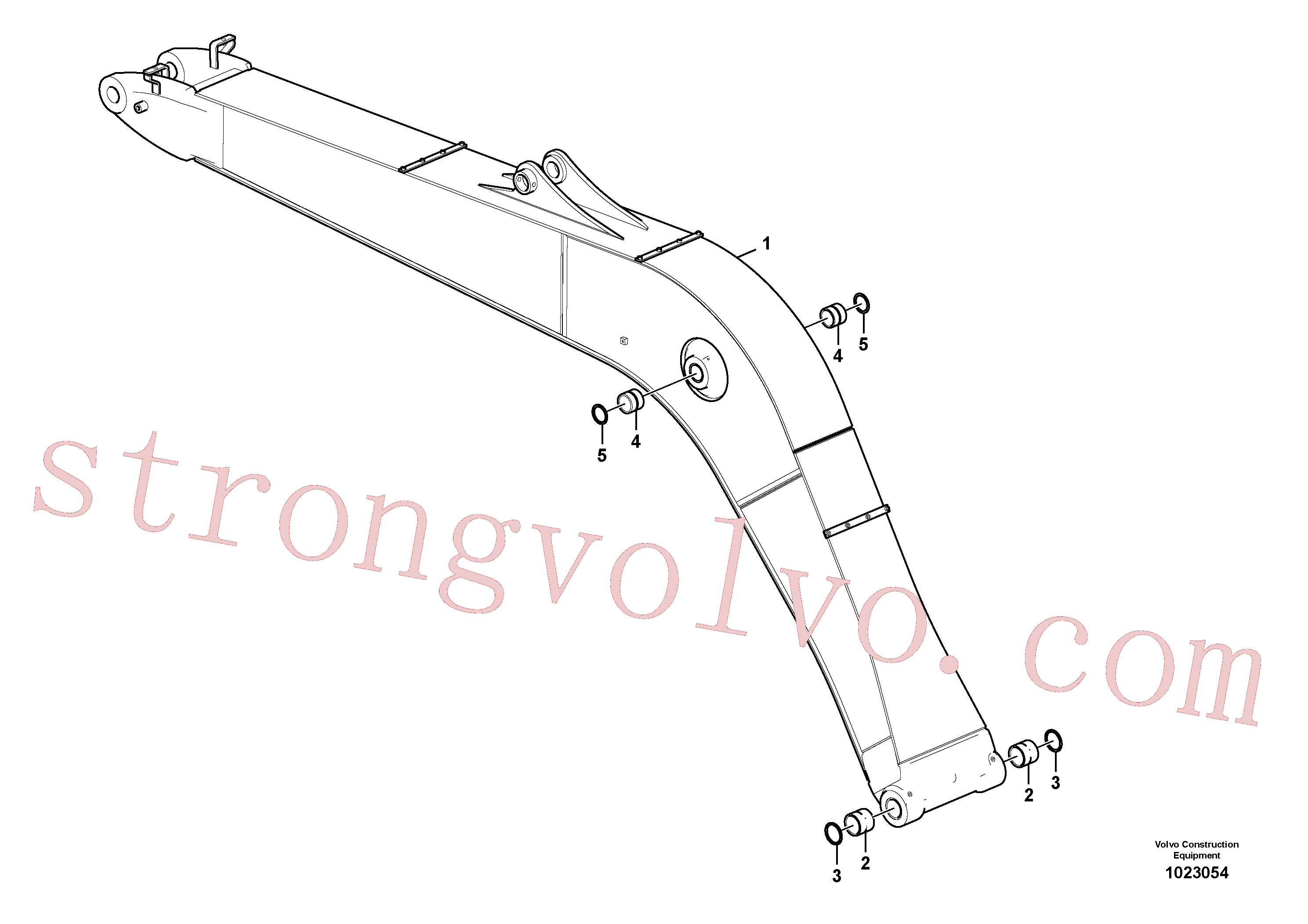China Made VOE14370686 Bucha Volvo Acessórios para escavadeira
