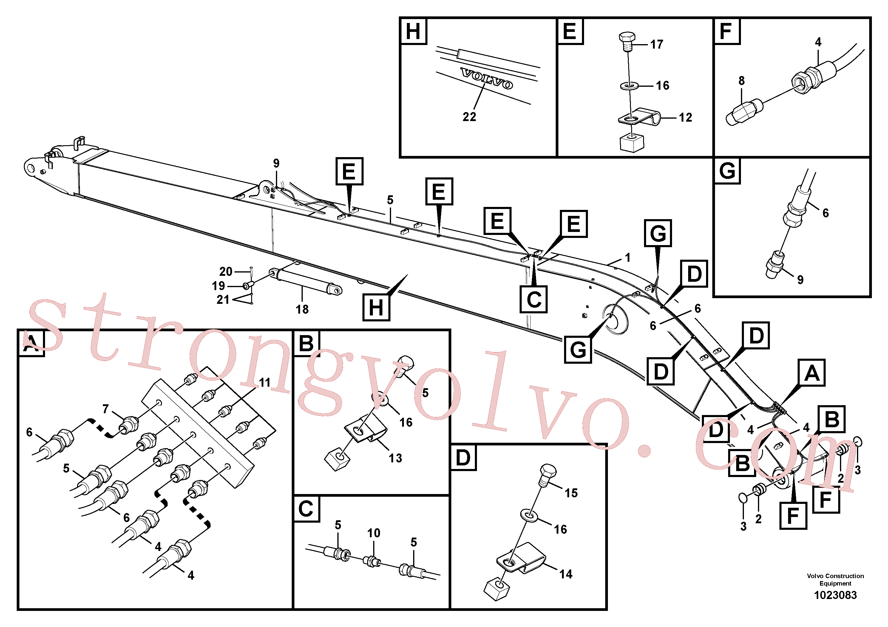 VOE14606529 Bucha Volvo escavadeira