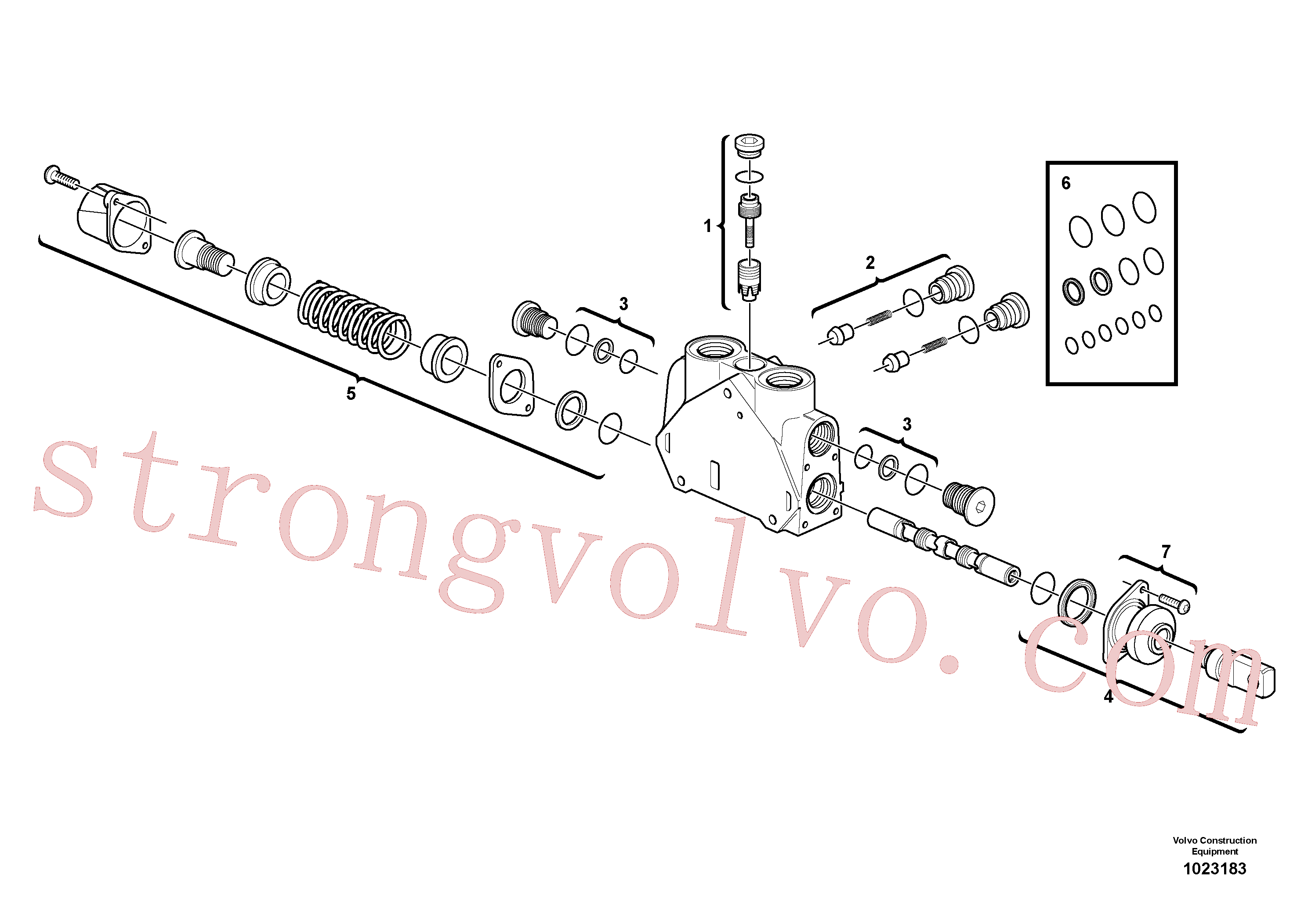 Volvo VOE11715252 Jogo de vedação Volvo Acessórios para escavadeira