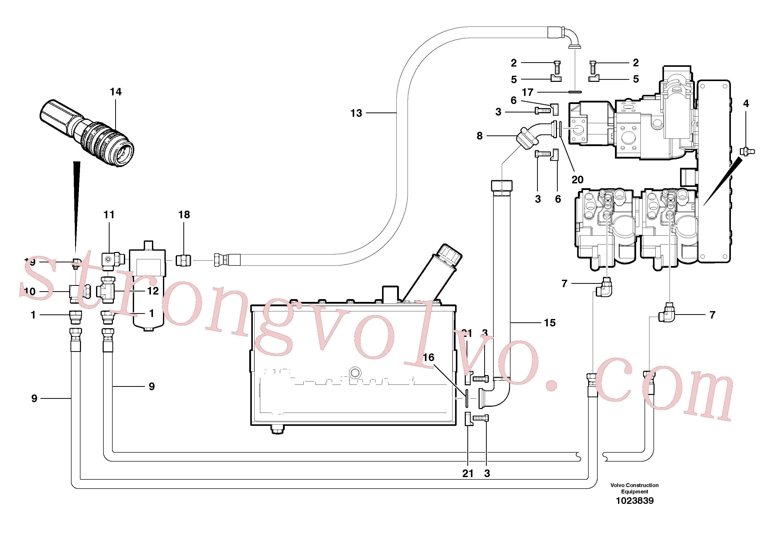 Atacado RM59922963 Cotovelo Volvo escavadeira