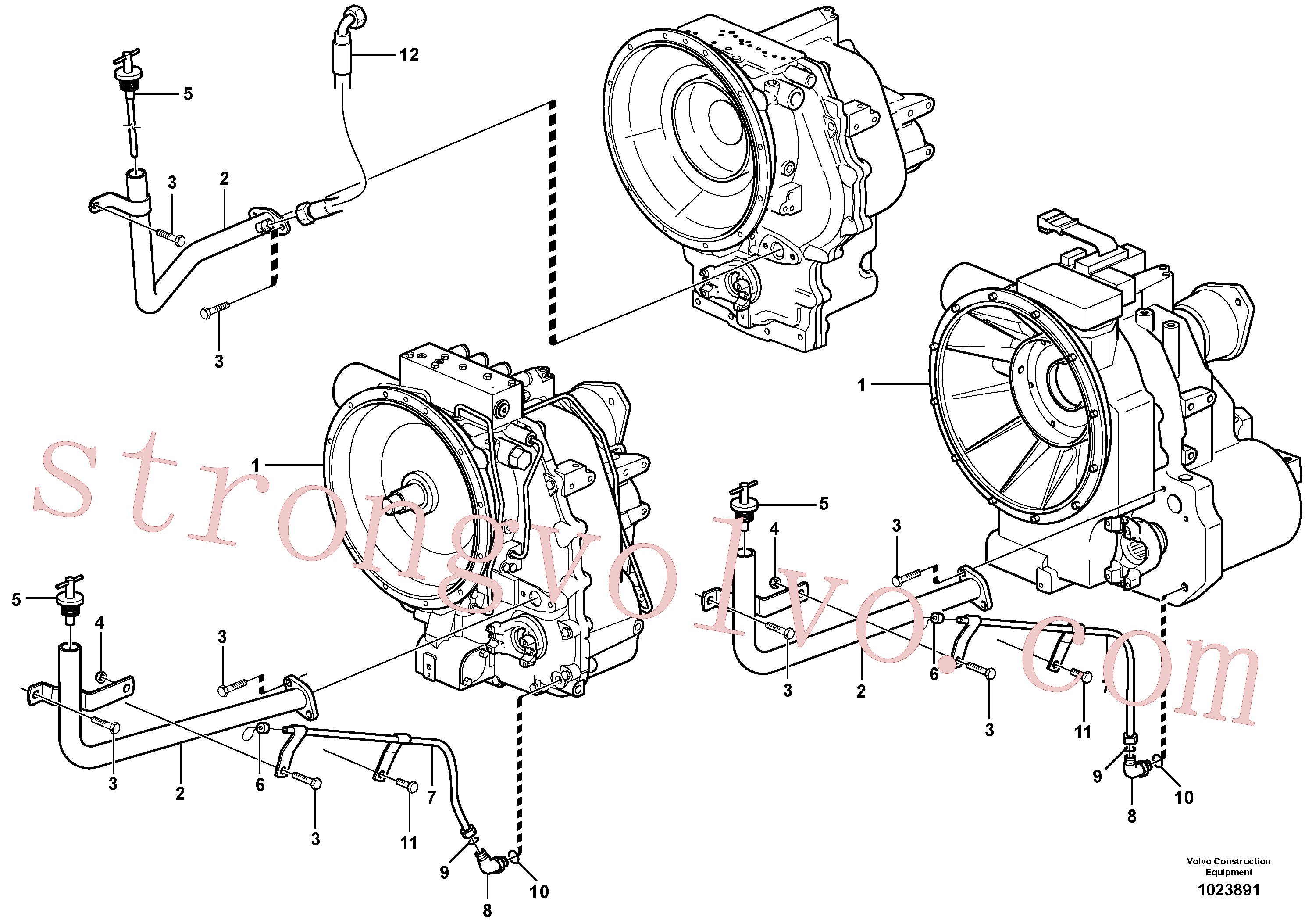 VOE11882192 Volvo Enchimento de óleo e vareta do óleo(1023891 Montagem)