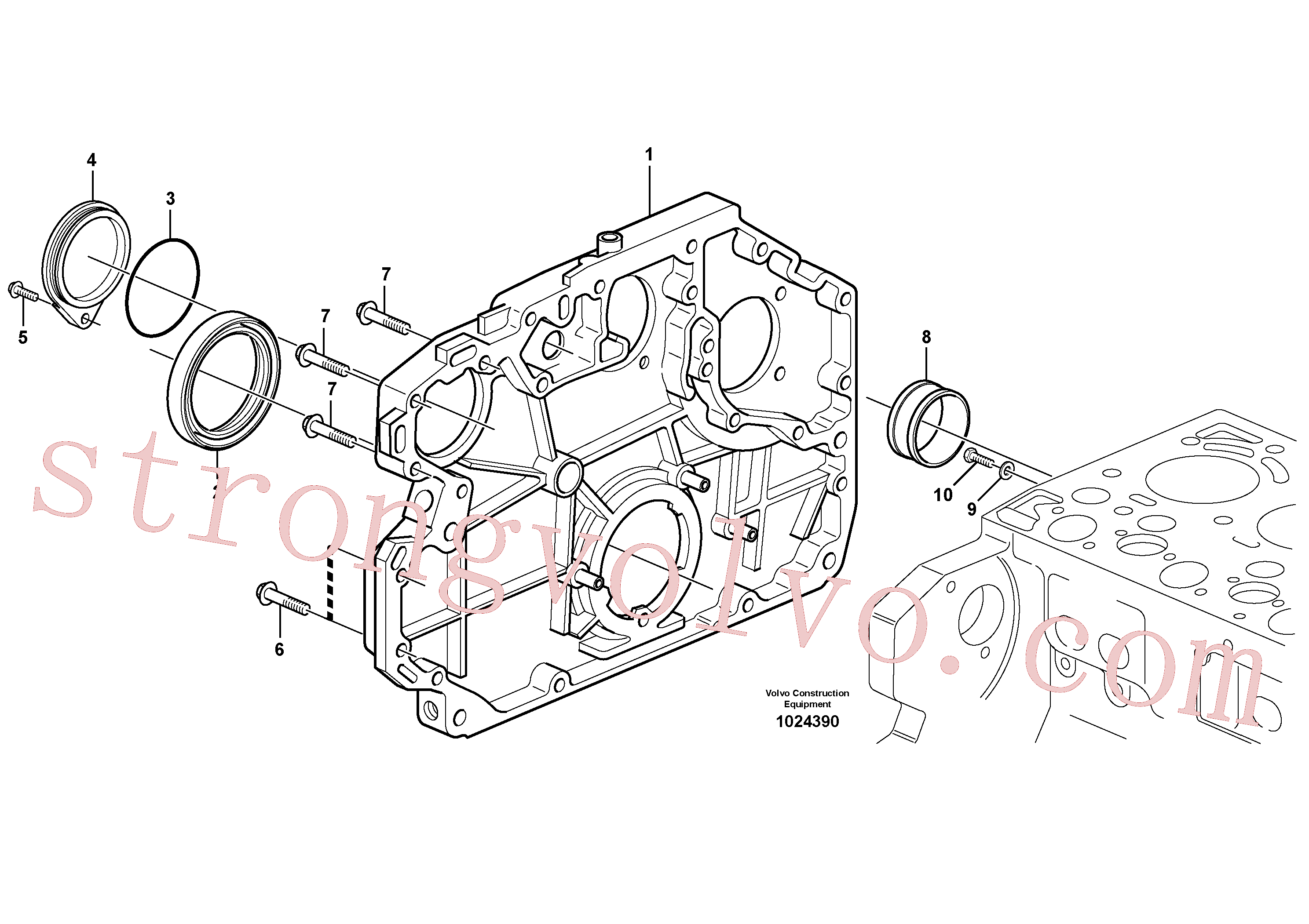 Volvo Montagem ZM2900309 Anel de vedação Acessórios
