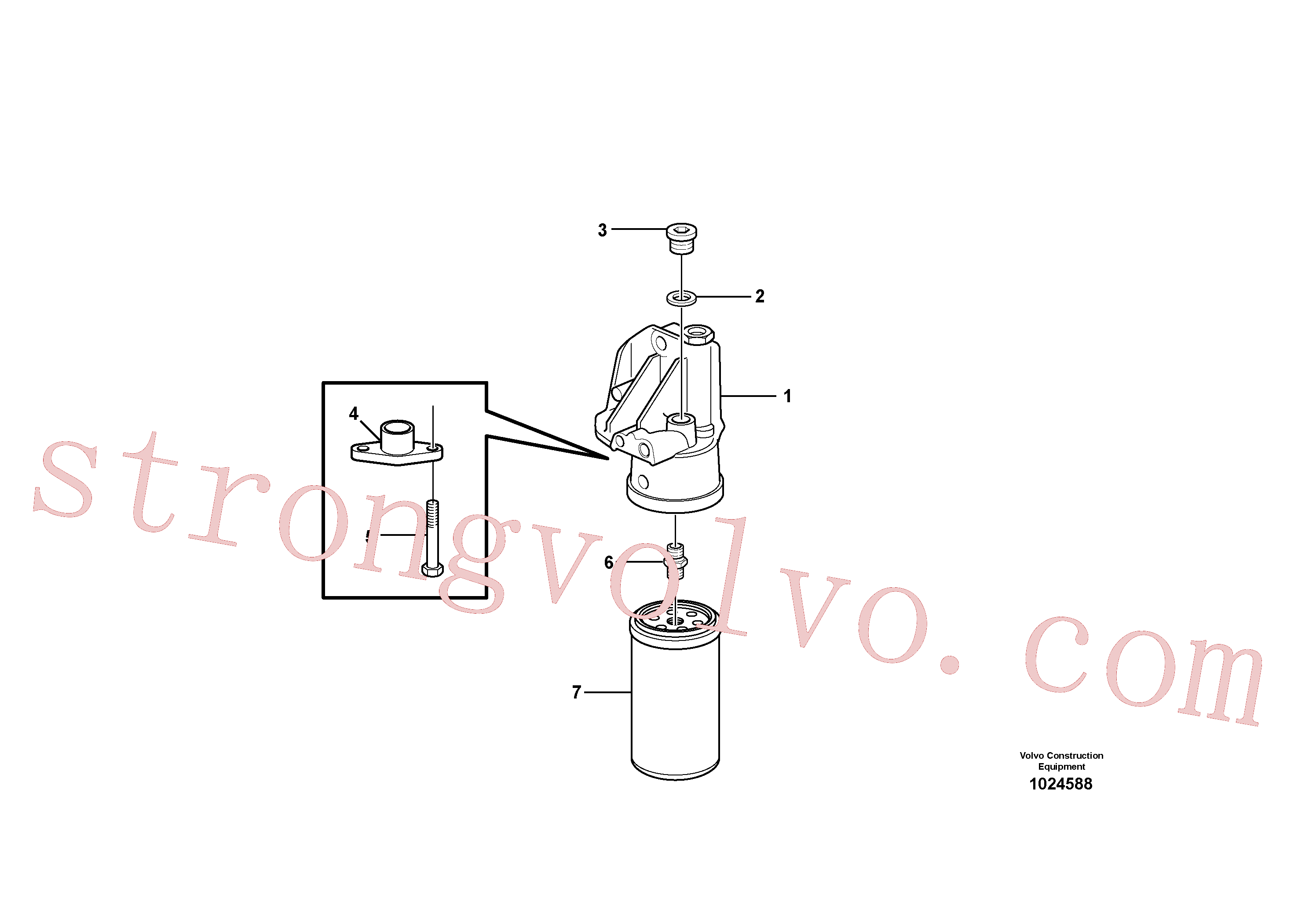 RM80766462 Volvo Filtro de combustível(1024588 Montagem)