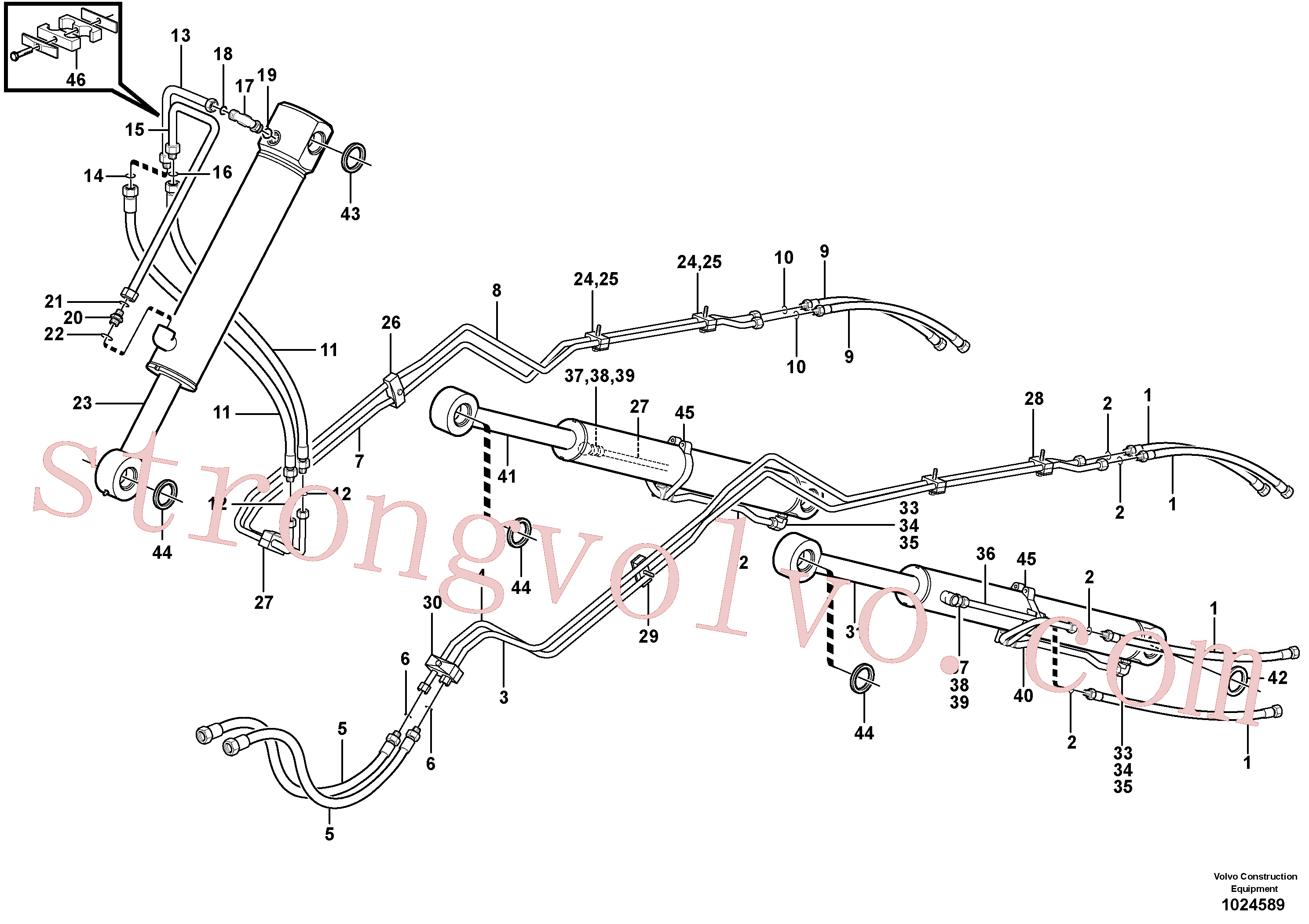 RM59922963 Volvo Sistema hidráulico, carregador(1024589 Montagem)