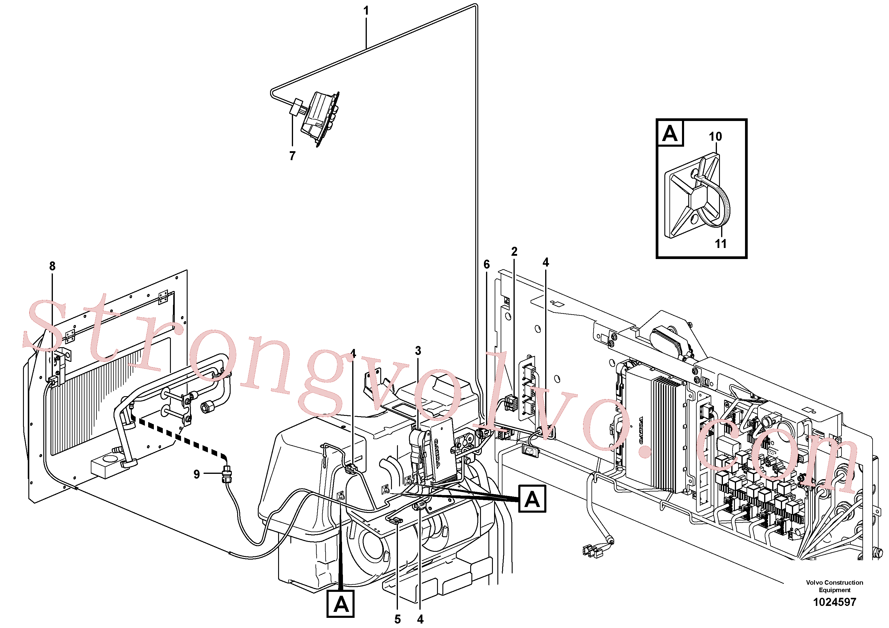 VOE20367826 Carcaça Volvo escavadeira