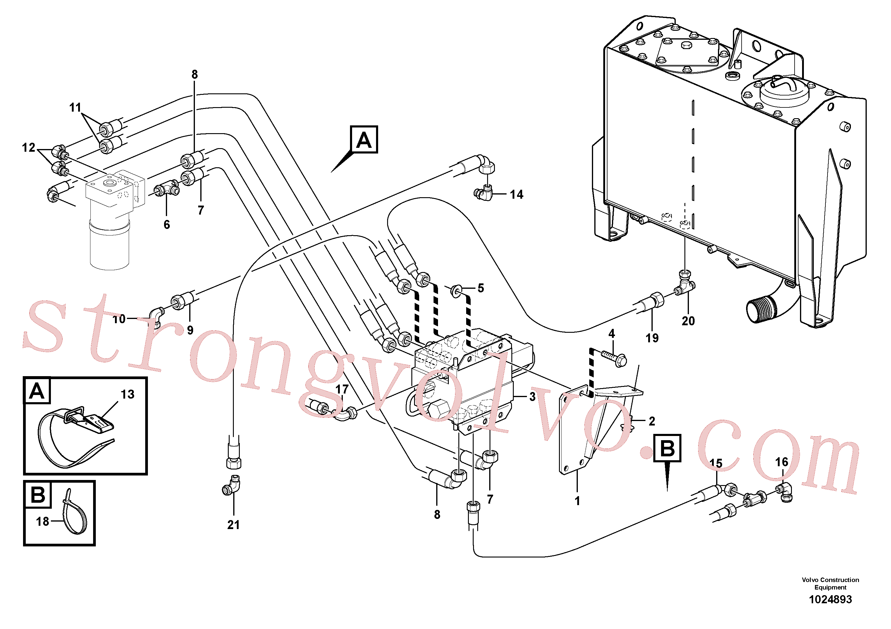 VOE11411696 Volvo Direcção CDC(1024893 Montagem)