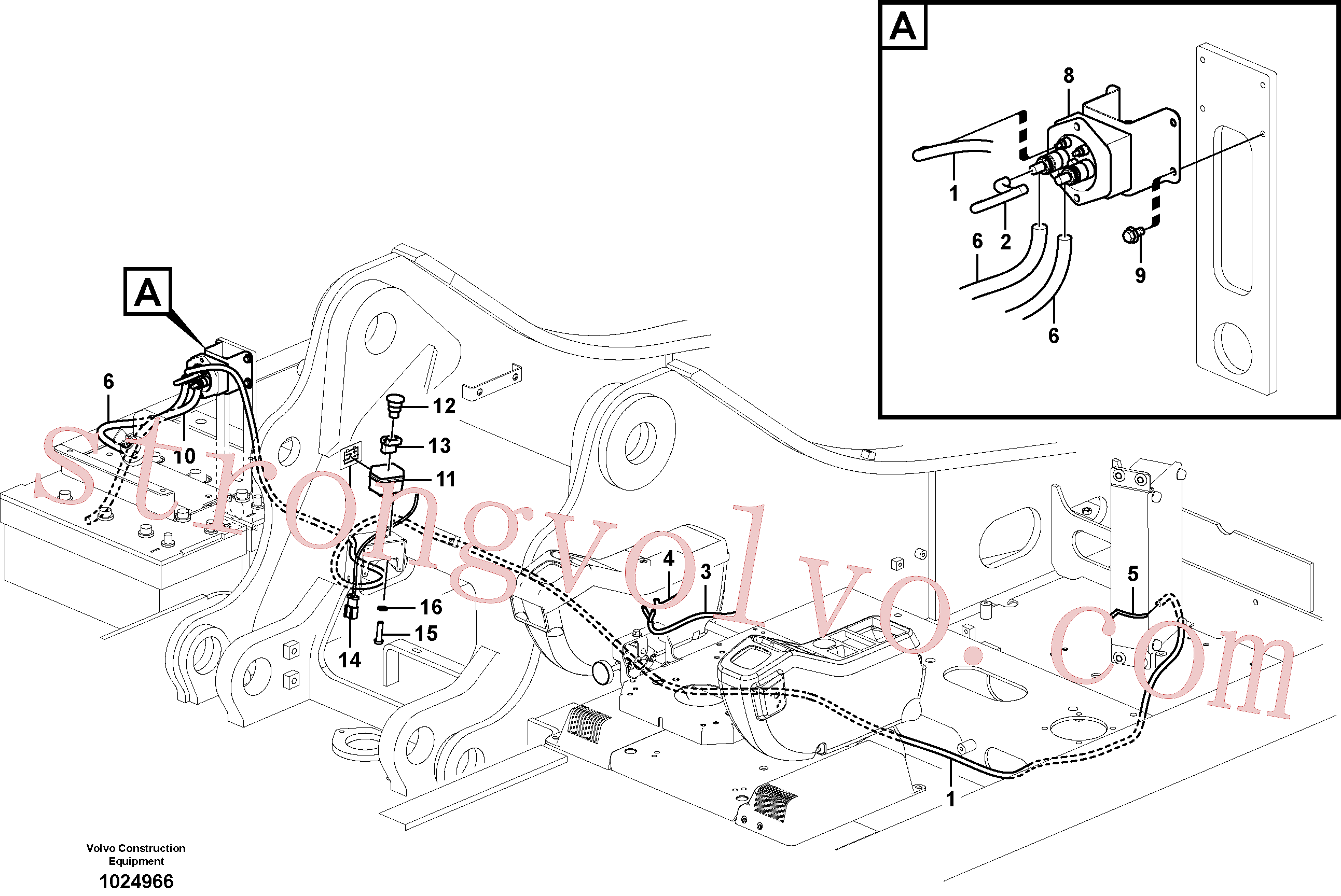 SA9021-10403 Volvo(1024966 Montagem)