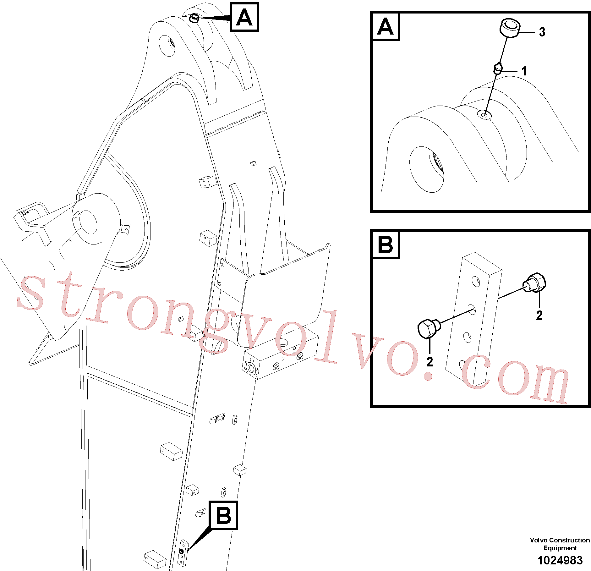 VOE14549756 Volvo Tubagem de massa(1024983 Montagem)
