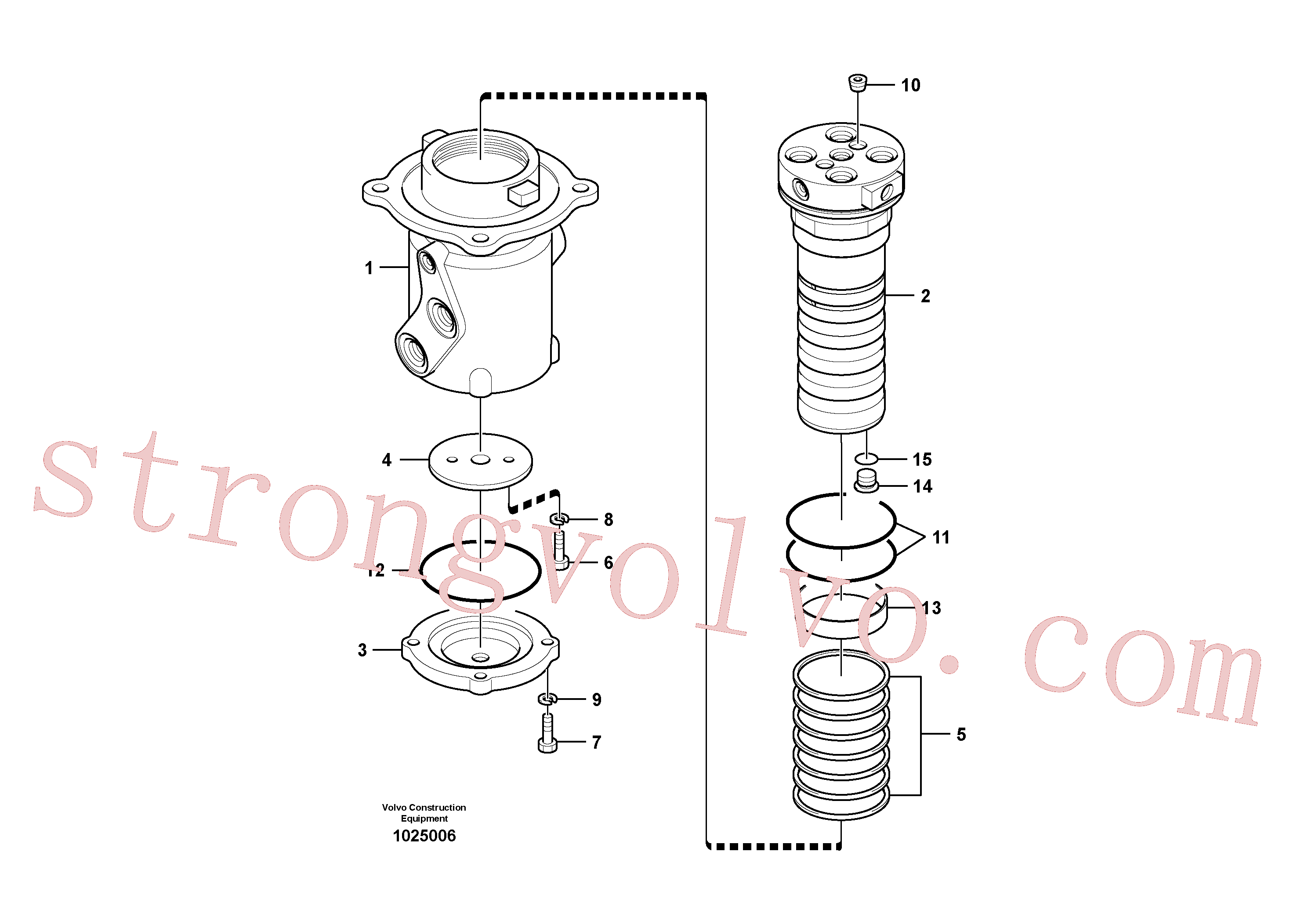 SA9611-10025 Volvo Rótula(1025006 Montagem)