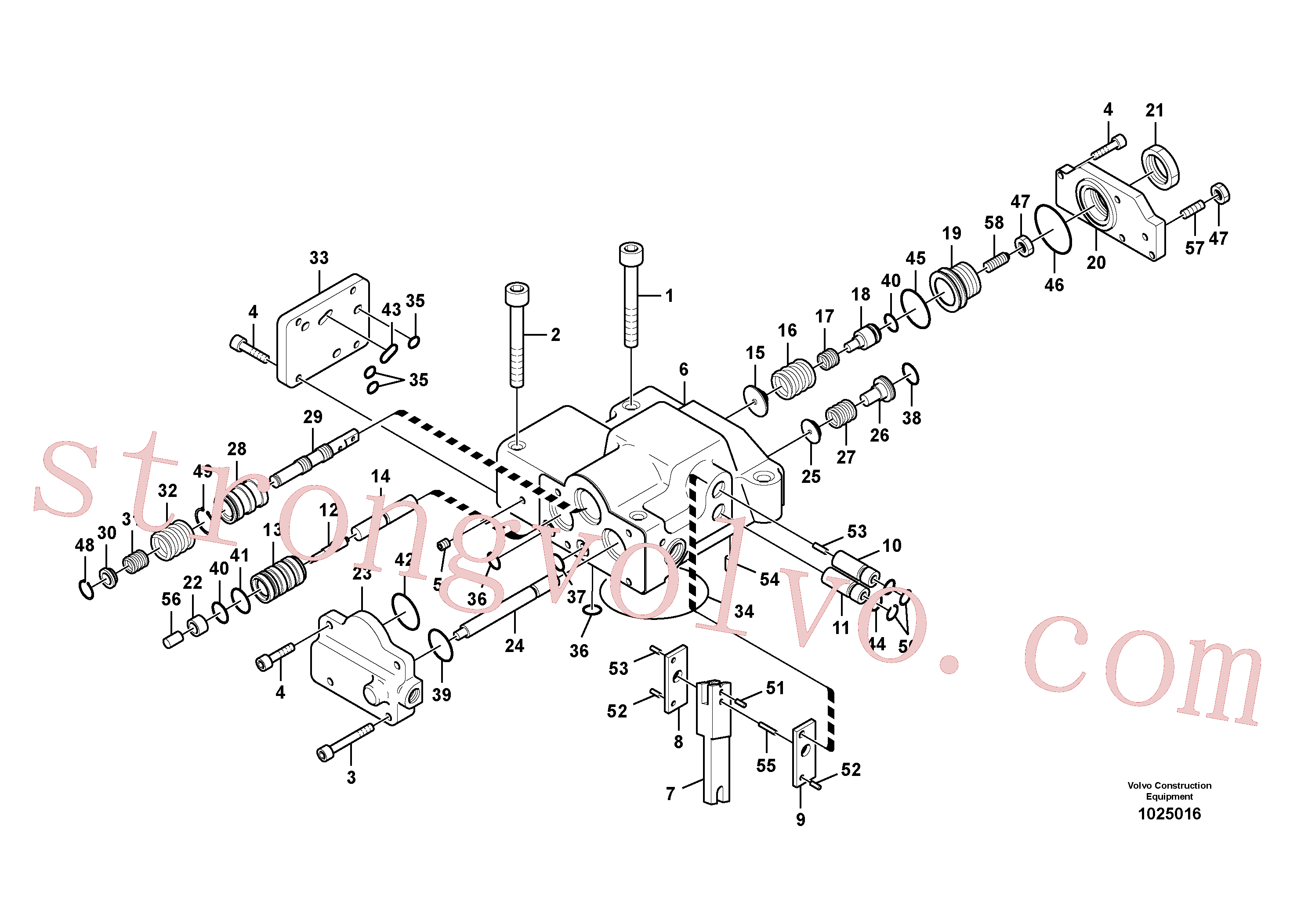 SA8230-09770 Volvo Regulador, bomba hidráulica(1025016 Montagem)