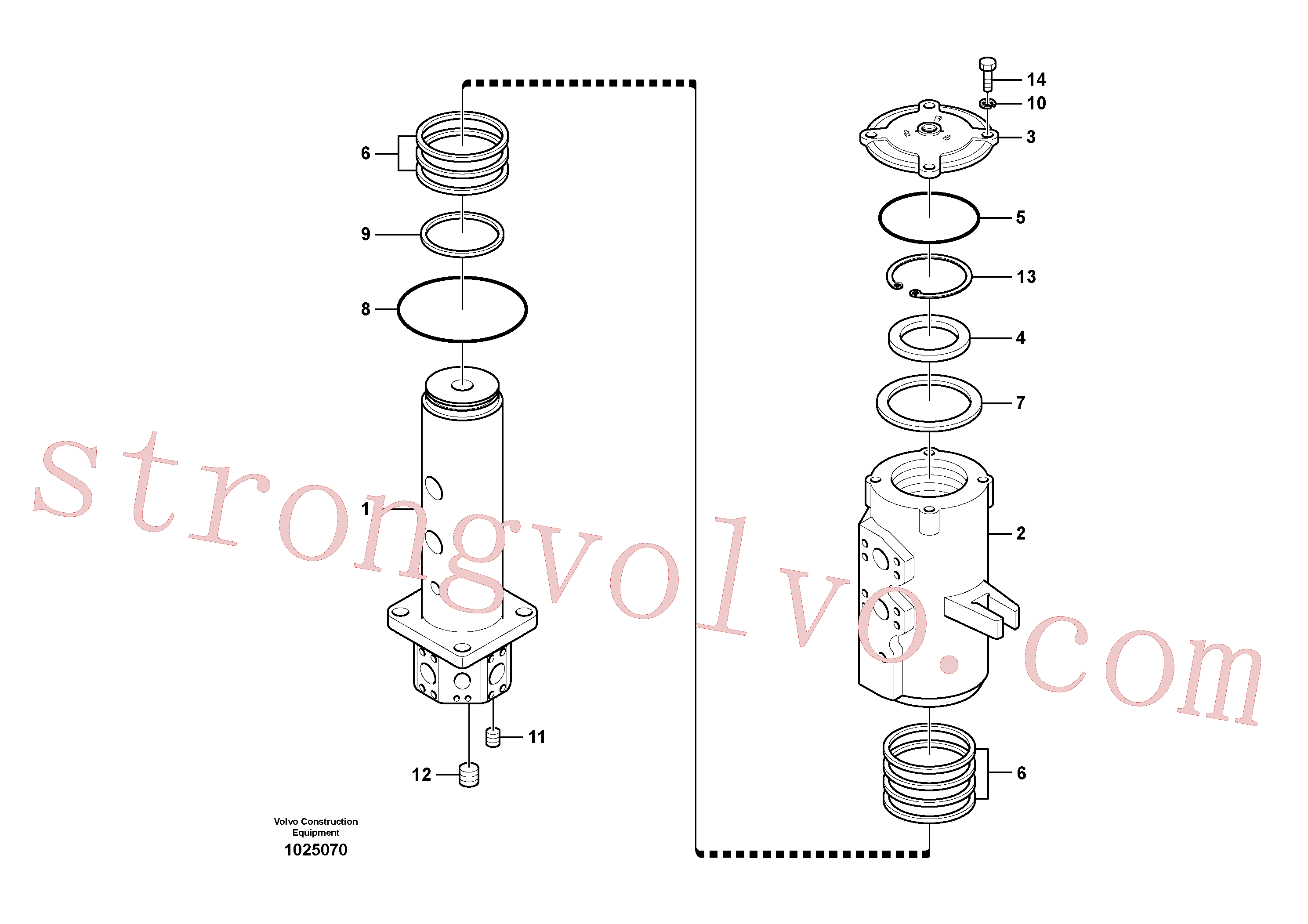 SA9541-01110 Volvo Rótula(1025070 Montagem)