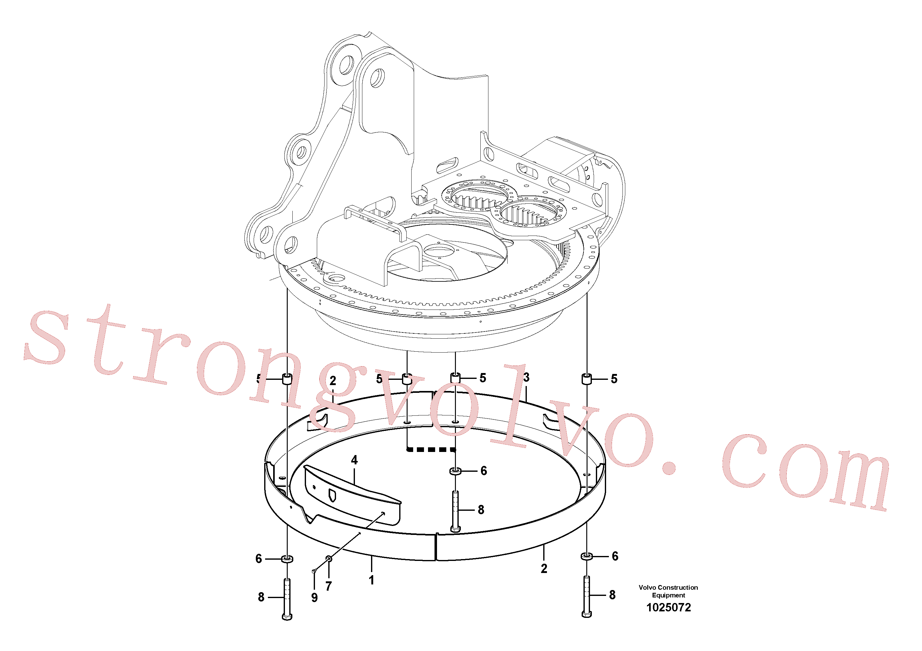 Volvo Montagem VOE993019 Parafuso sextavado Acessórios