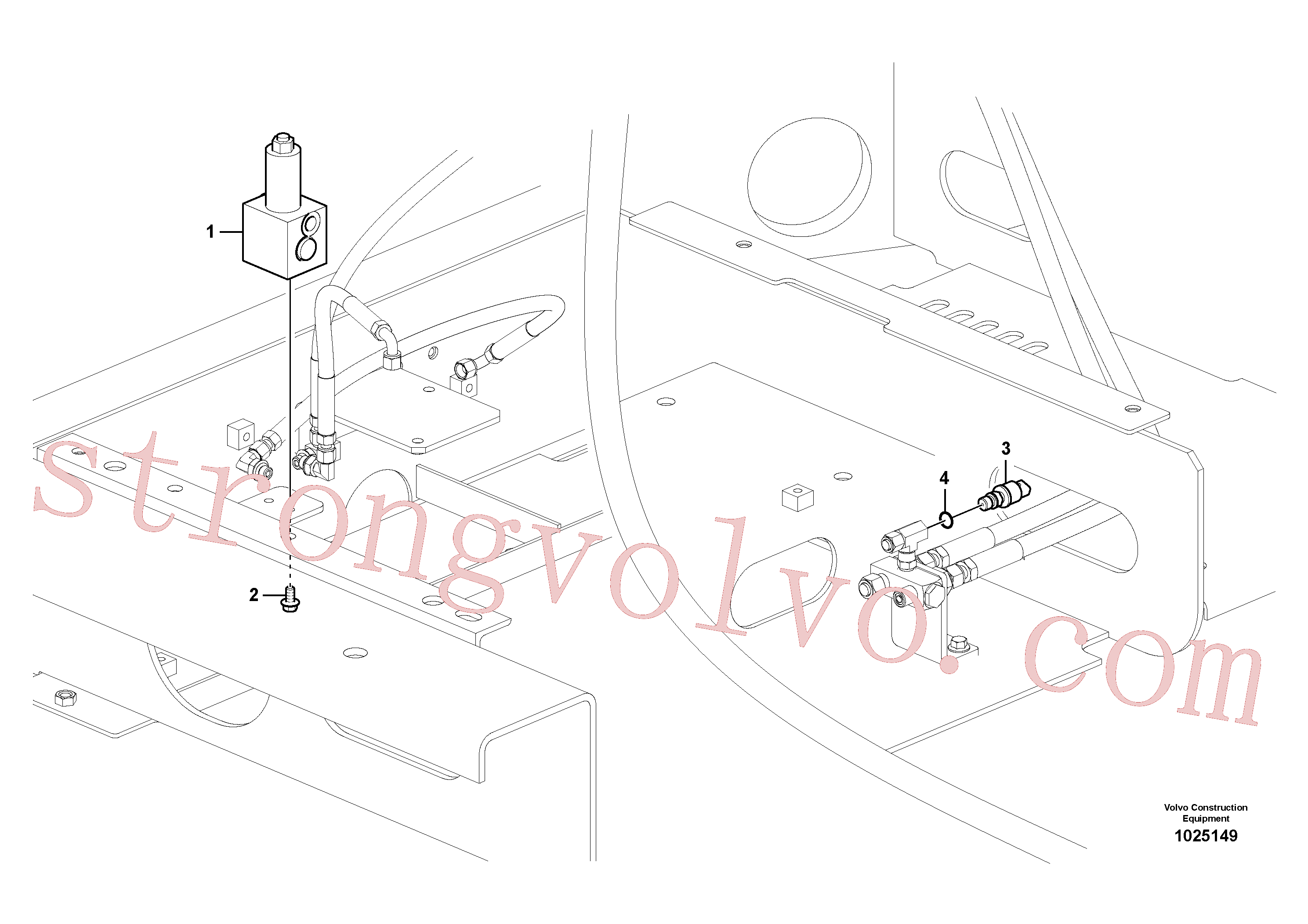 Atacado VOE14570938 Válvula Volvo escavadeira