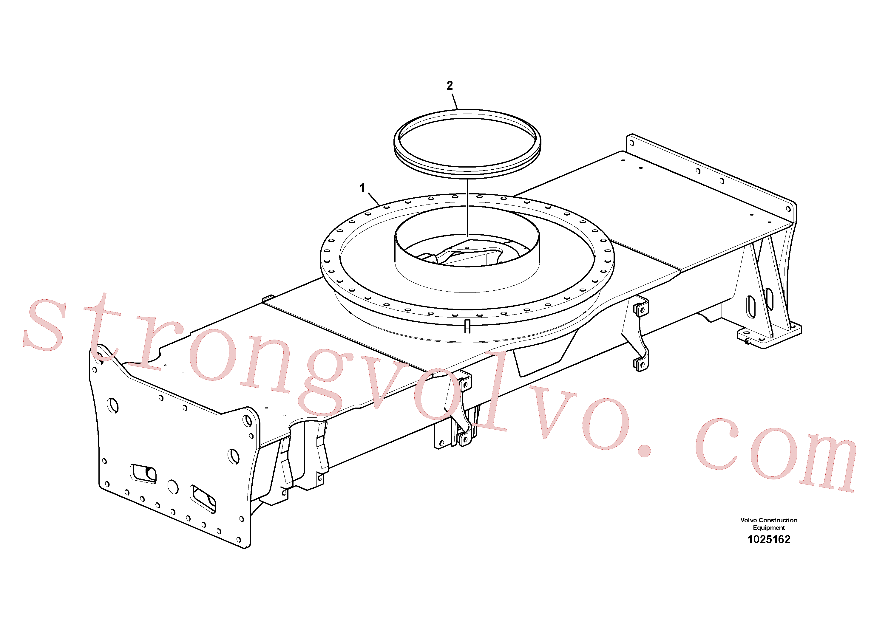 VOE14529067 Volvo Substrutura(1025162 Montagem)