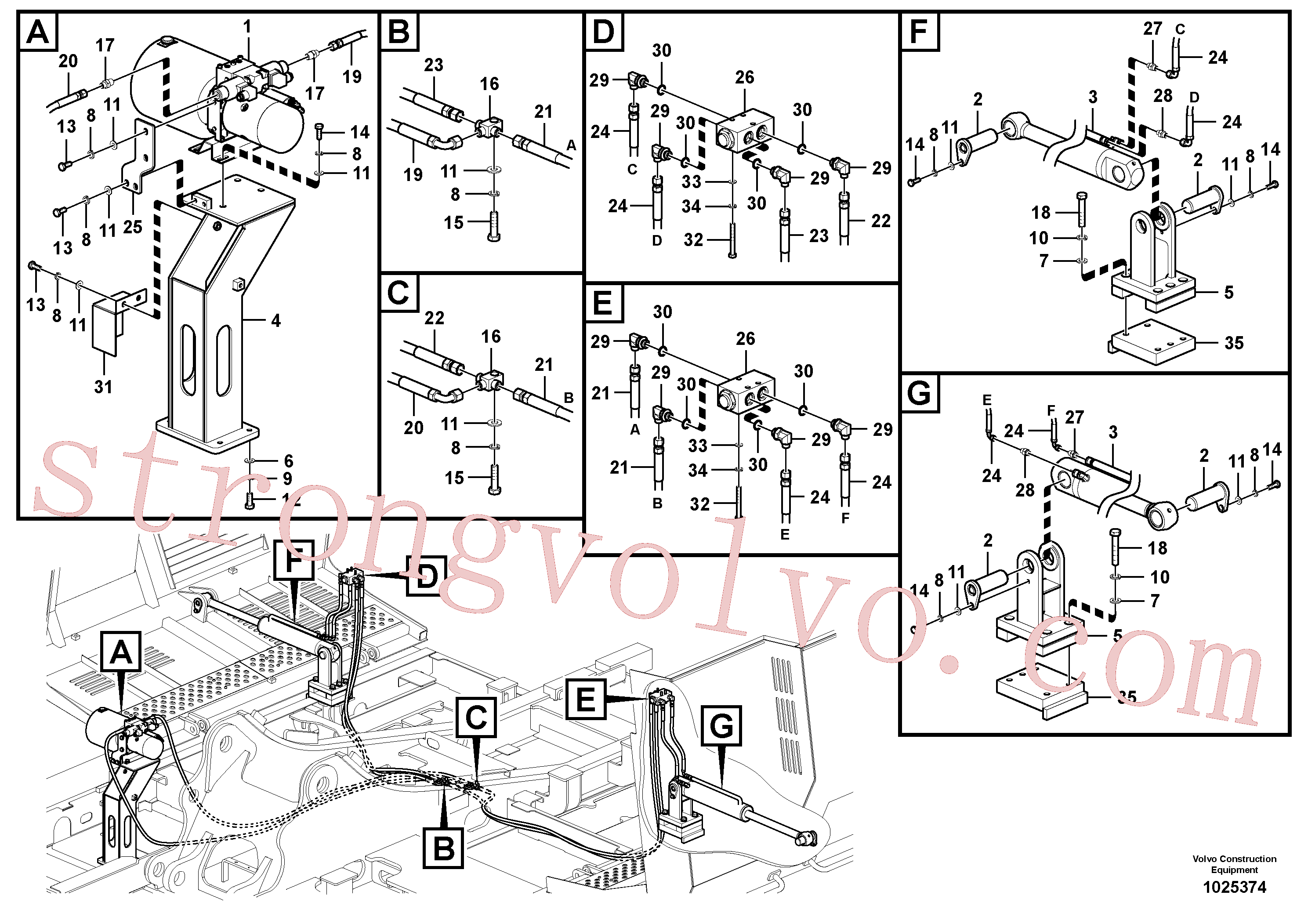 VOE14561069 Volvo(1025374 Montagem)