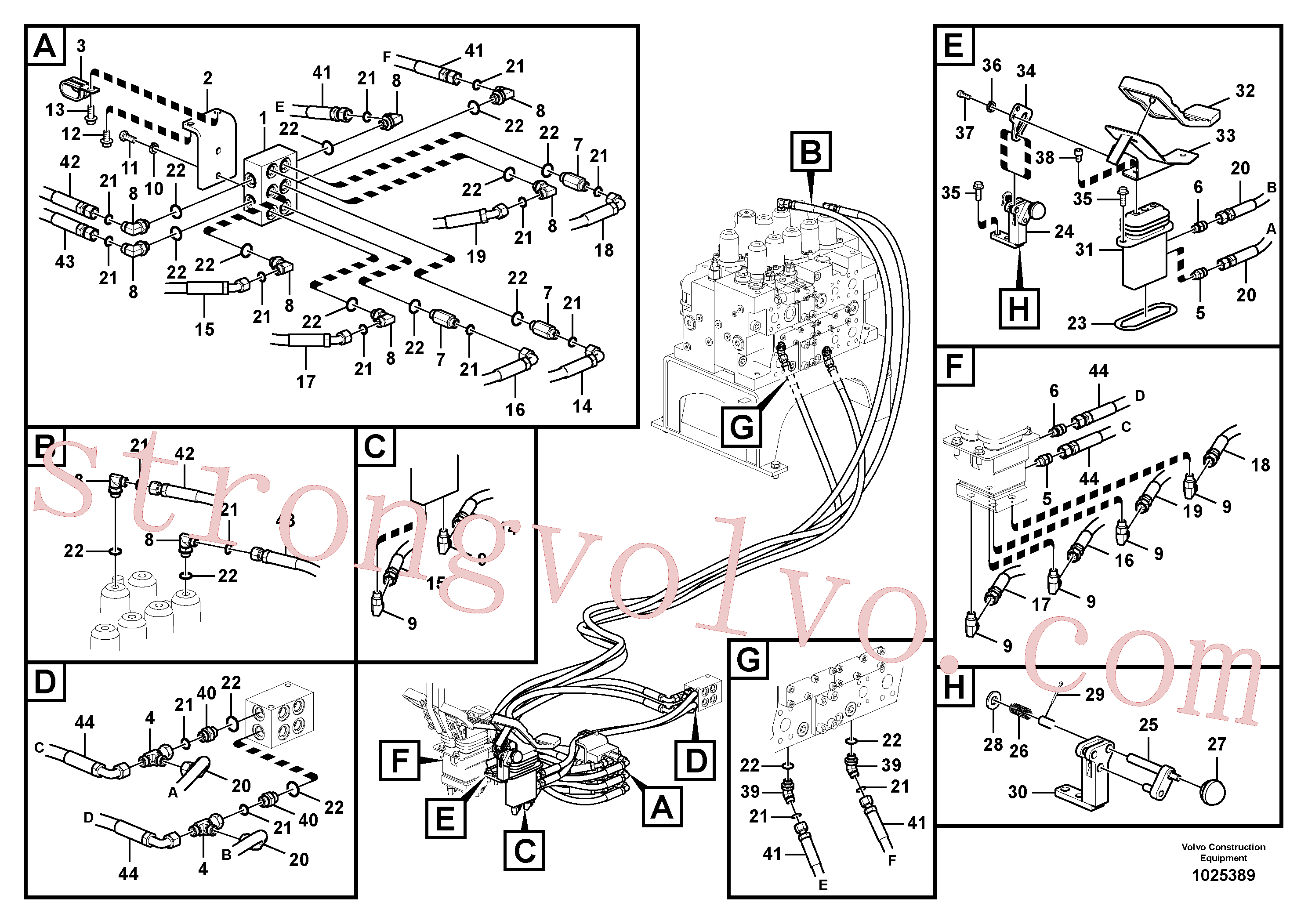 Volvo VOE936774 Rockmaster/1SC Volvo Acessórios para escavadeira