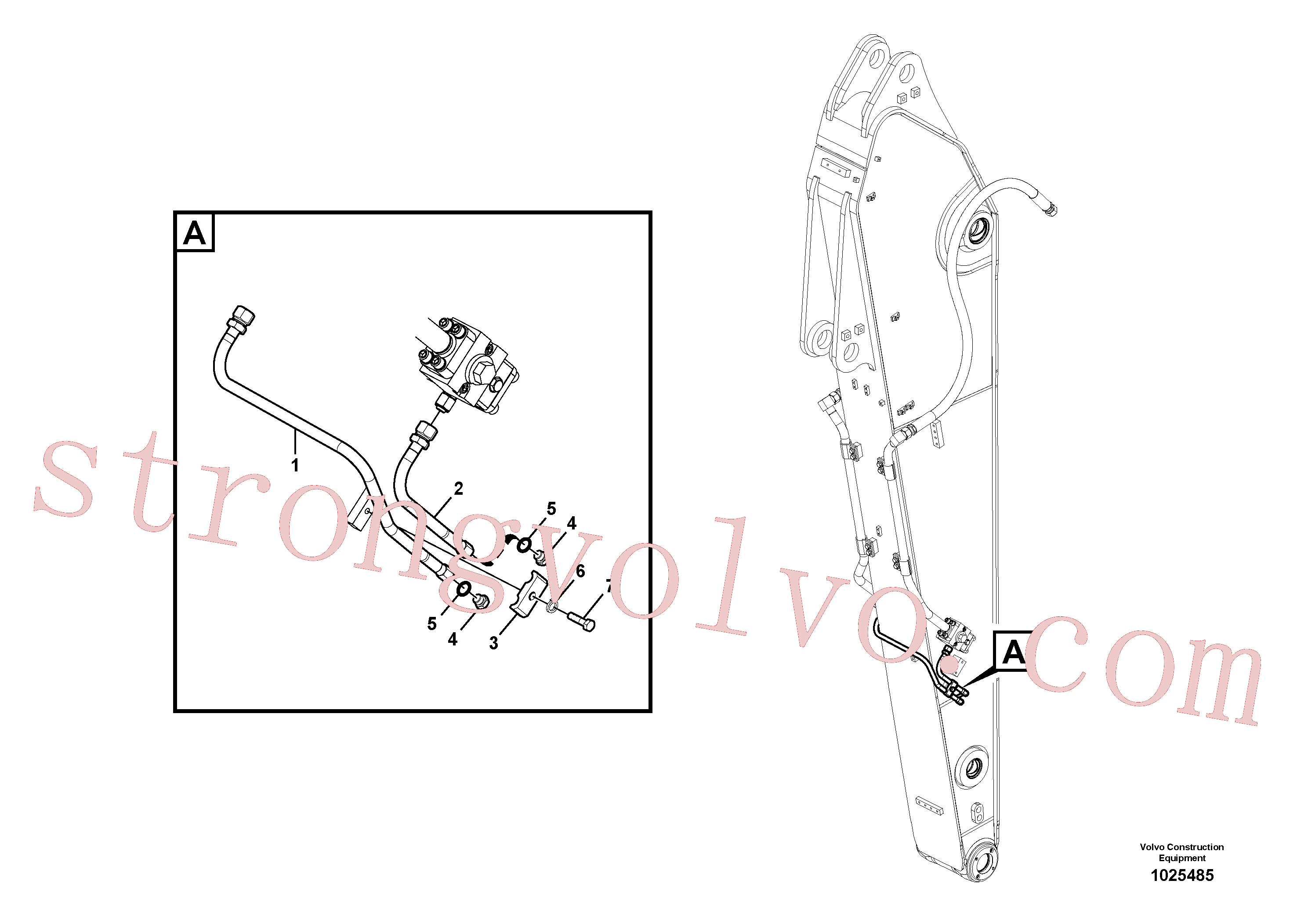Volvo VOE14563121 Bloco Volvo Acessórios para escavadeira