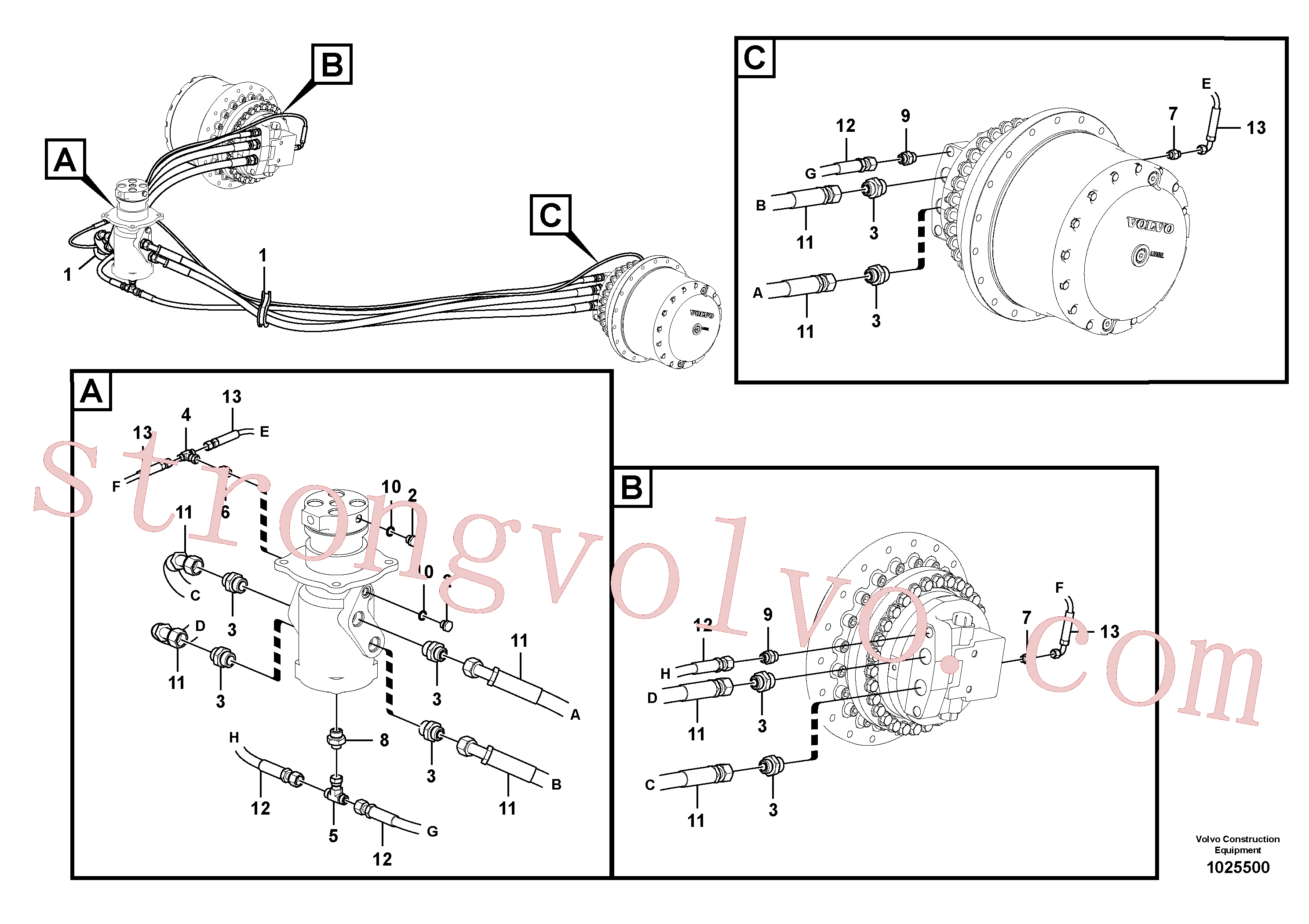 VOE937152 Rockmaster/1SC Inscreva-se para Volvo Acessórios para escavadeira