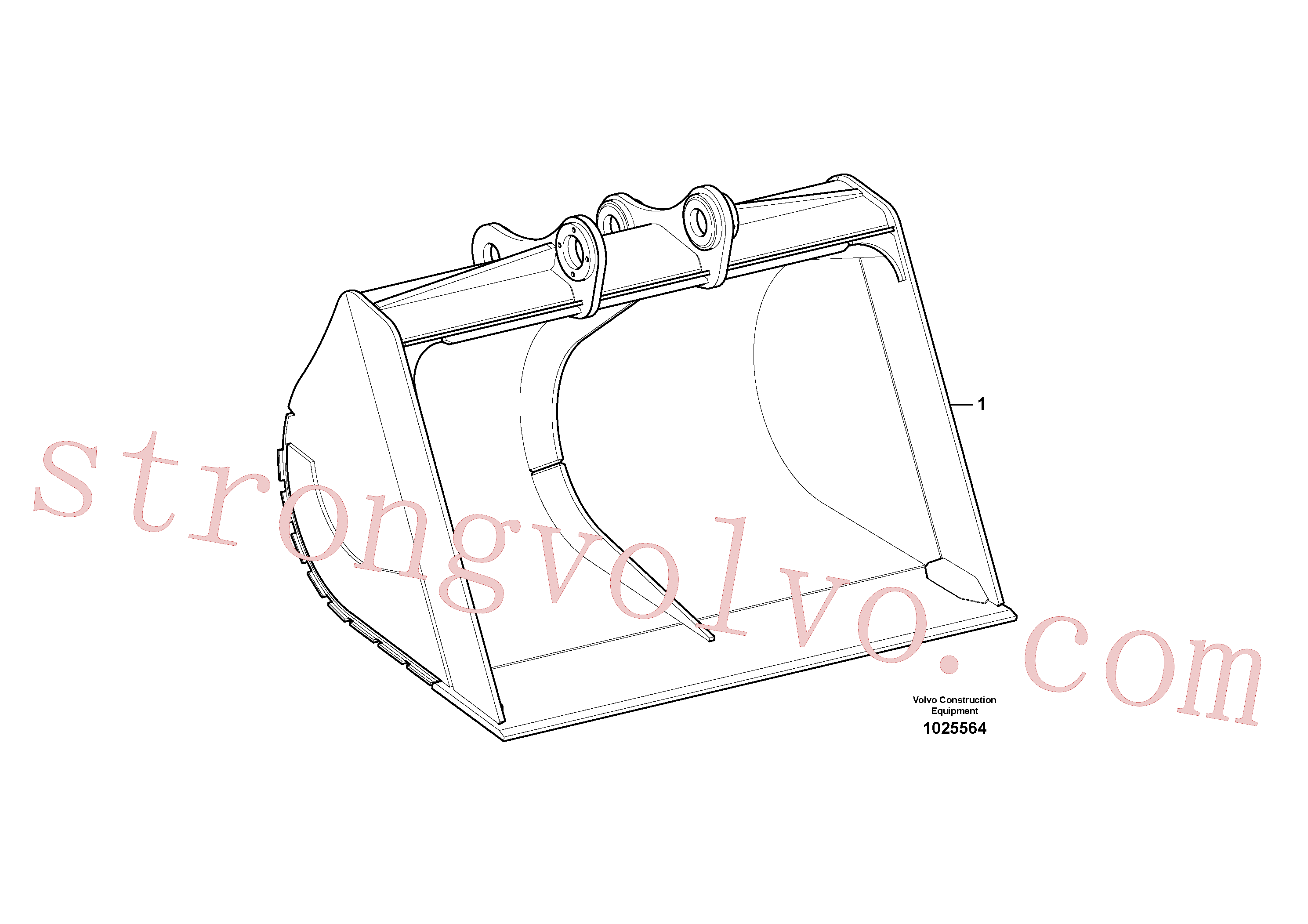 Volvo Montagem VOE14555299 Caçamba normal Acessórios