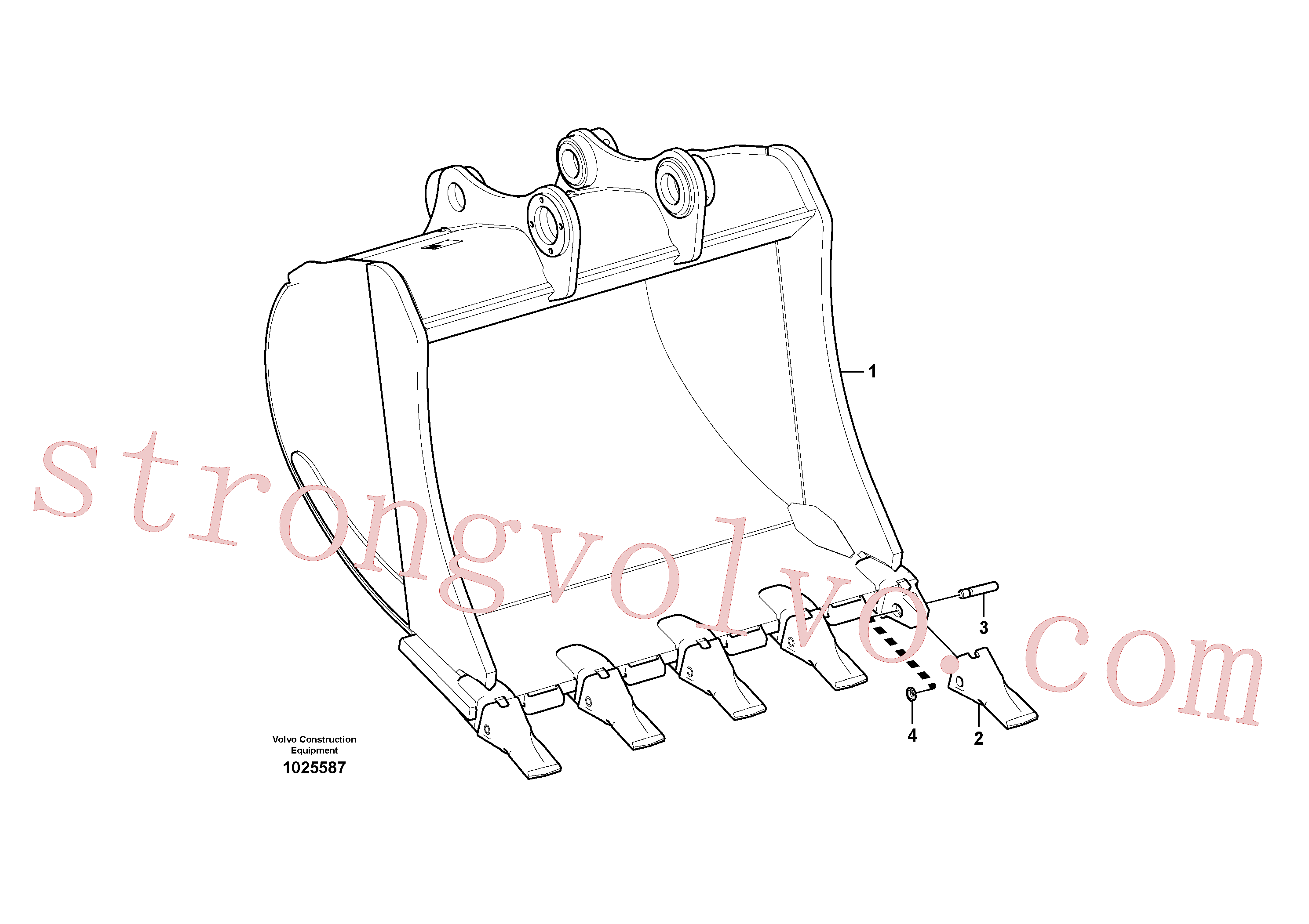 VOE14687925 Volvo Balde(1025587 Montagem)