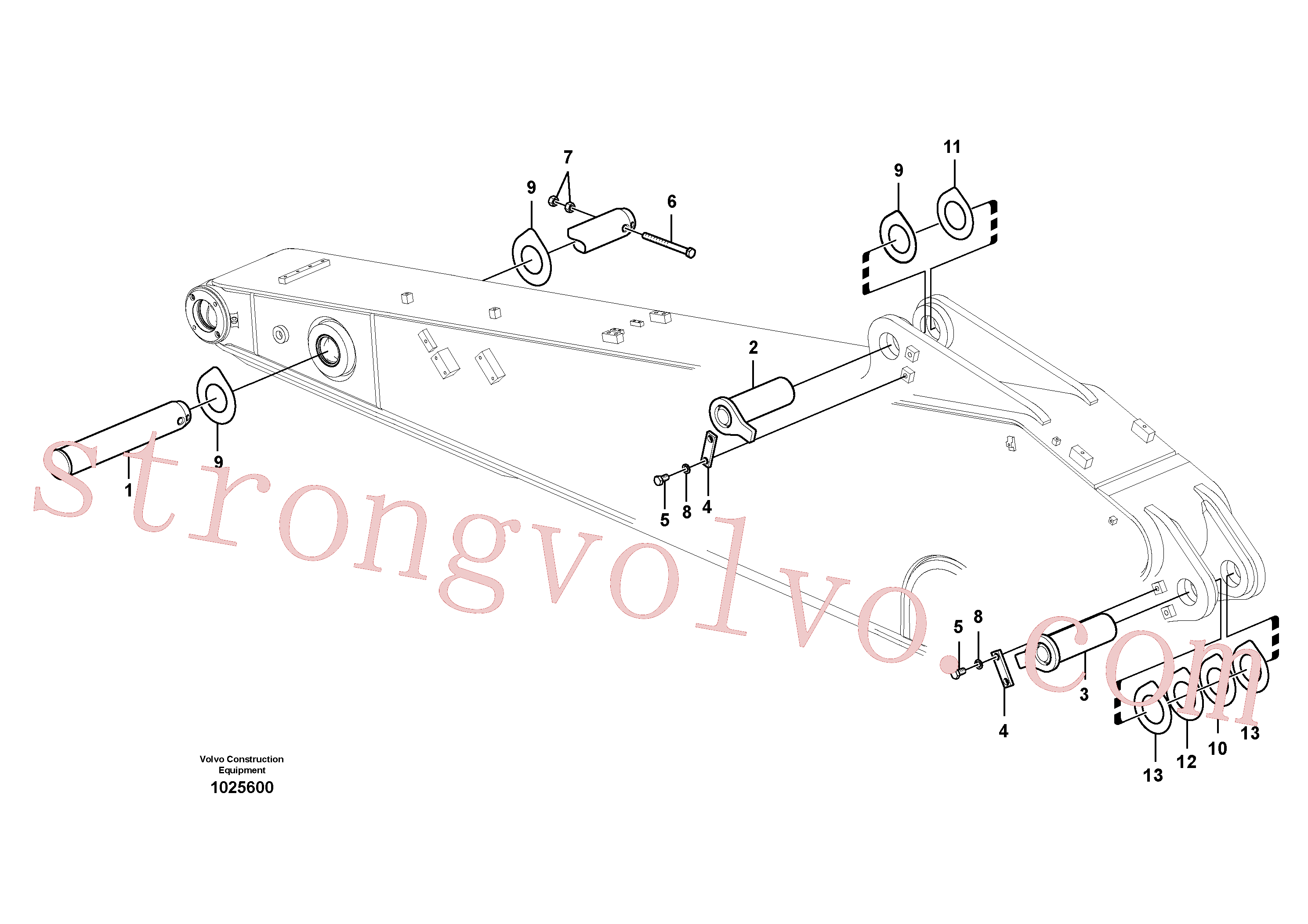 VOE14524122 Volvo Elos do braço de afundamento(1025600 Montagem)