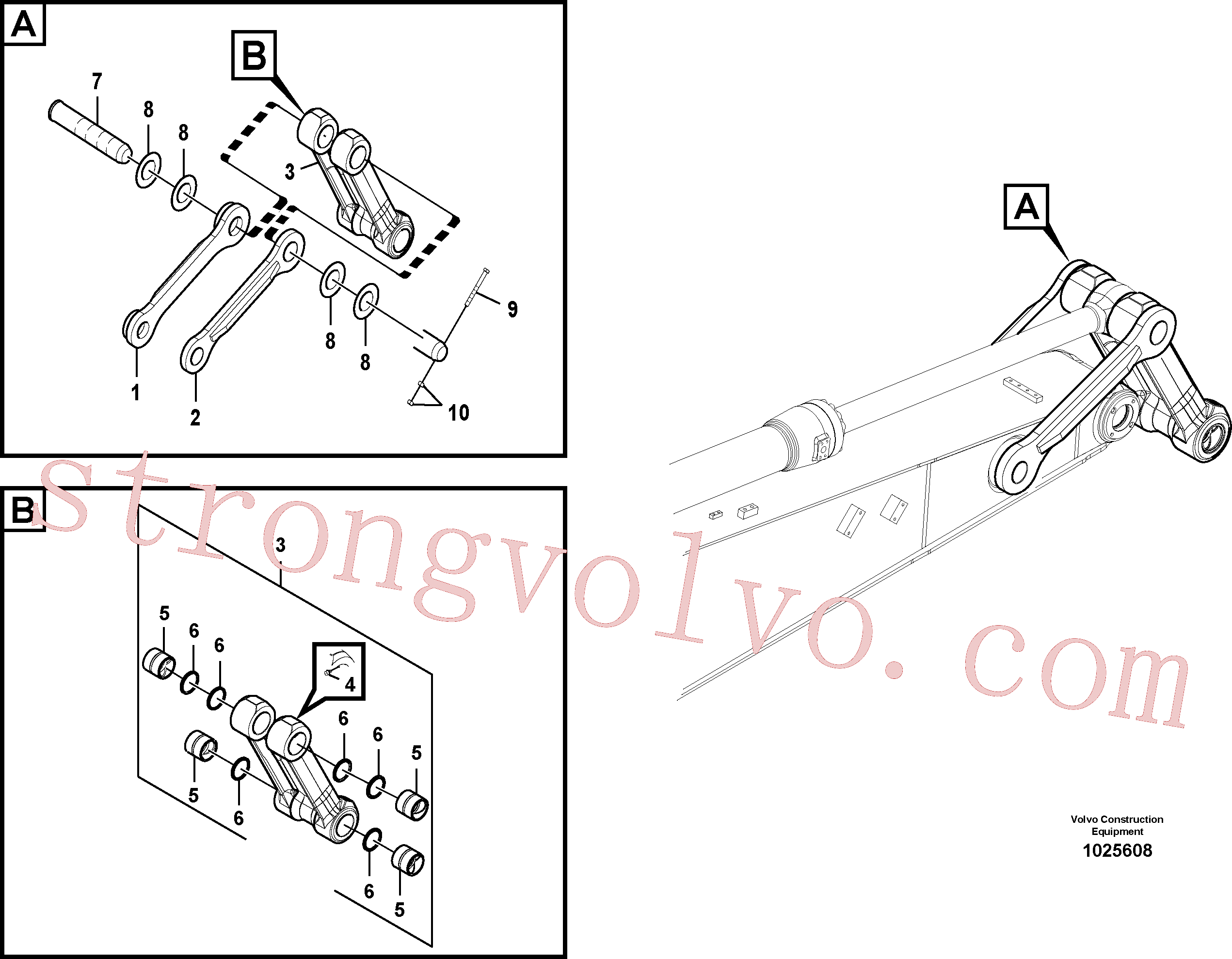 VOE14599677 Garfo Volvo escavadeira