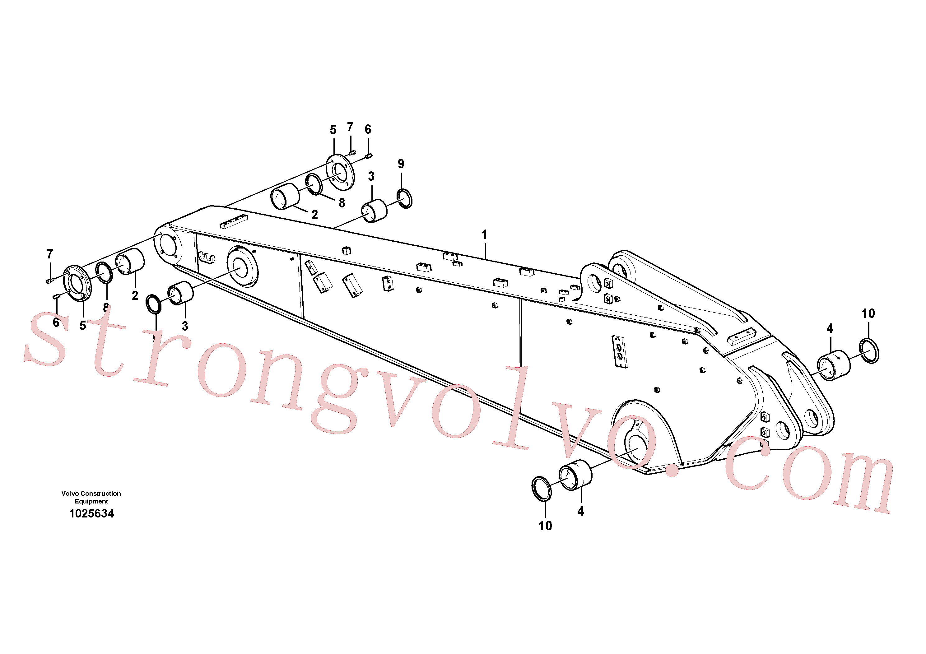 China Made ZM7097911 Parafuso soquete sext Volvo Acessórios para escavadeira